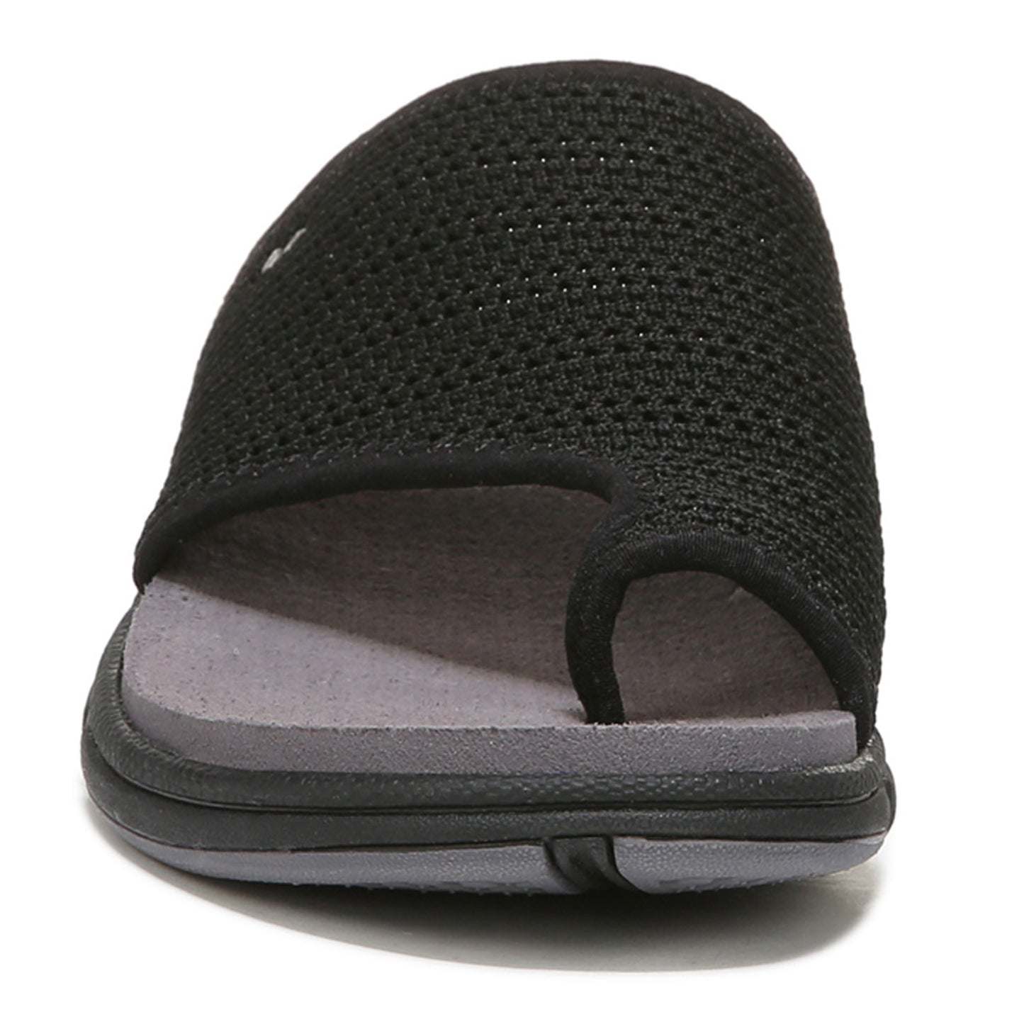 Peltz Shoes Women's Ryka Margo Slide Sandal BLACK Perf I4499S1001