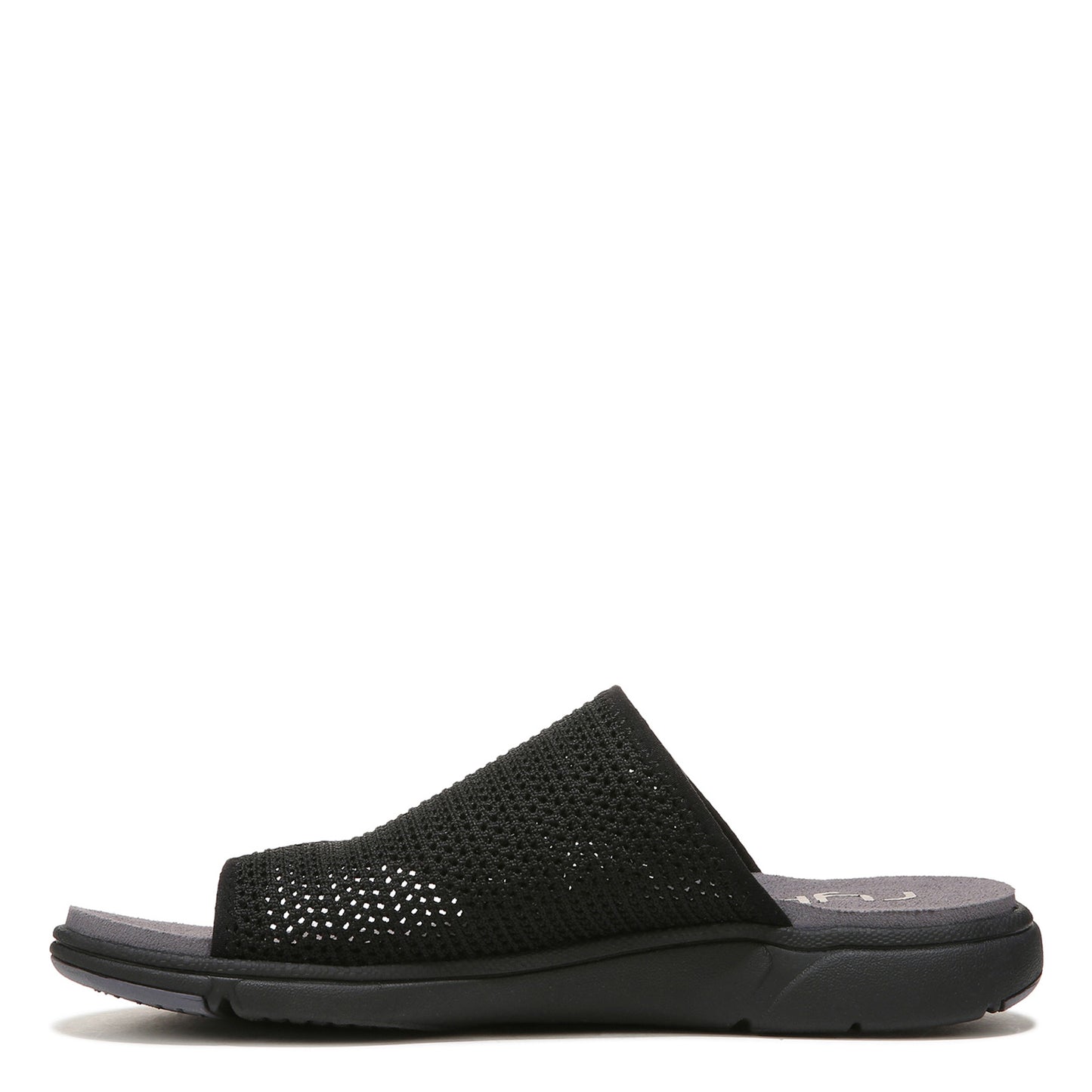 Peltz Shoes Women's Ryka Margo Slide Sandal BLACK Perf I4499S1001