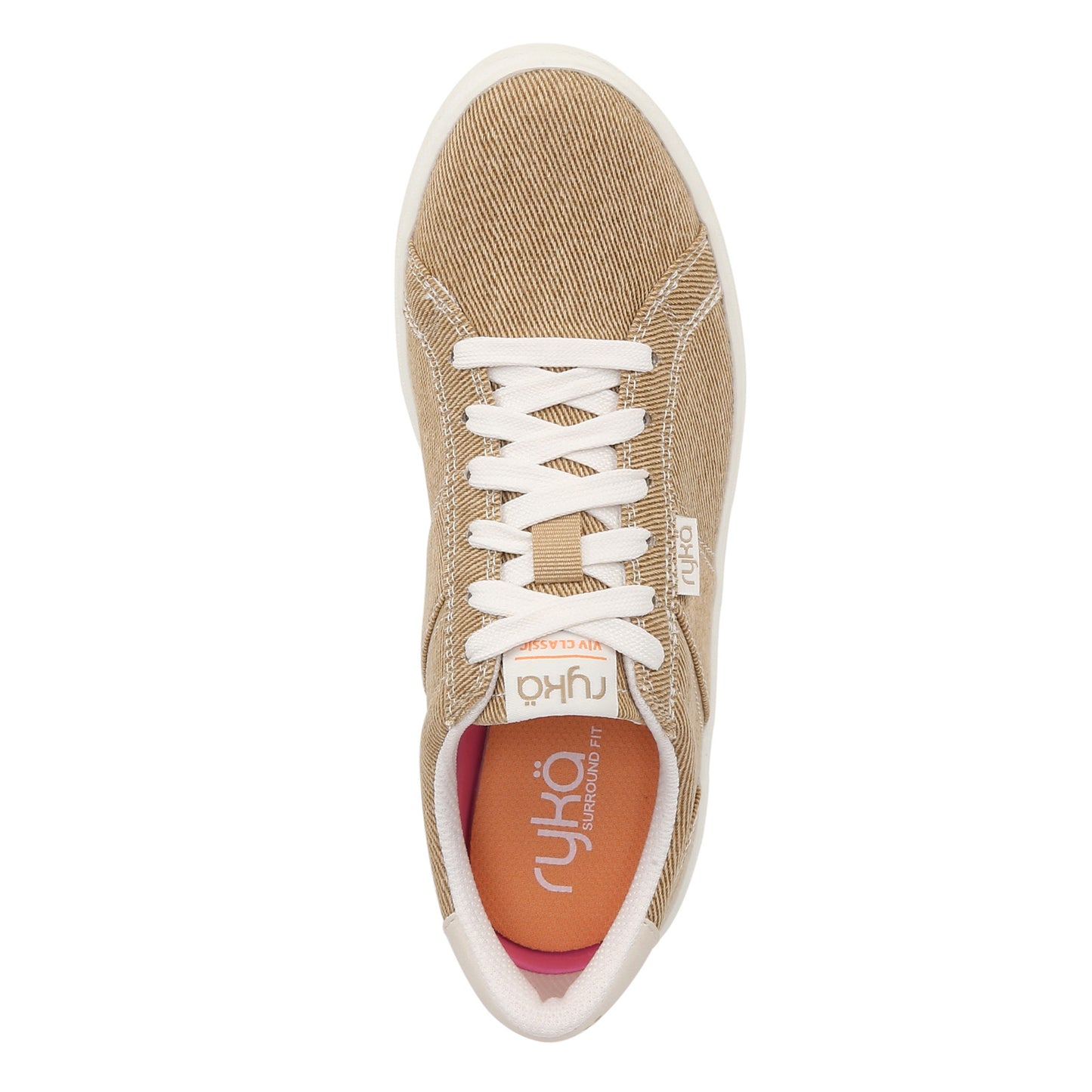Peltz Shoes Women's Ryka Viv Sneaker Beige Textured I4503F3252