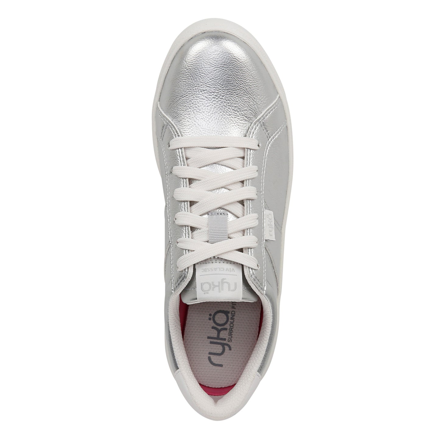 Peltz Shoes Women's Ryka Viv Sneaker Silver I4503S1021