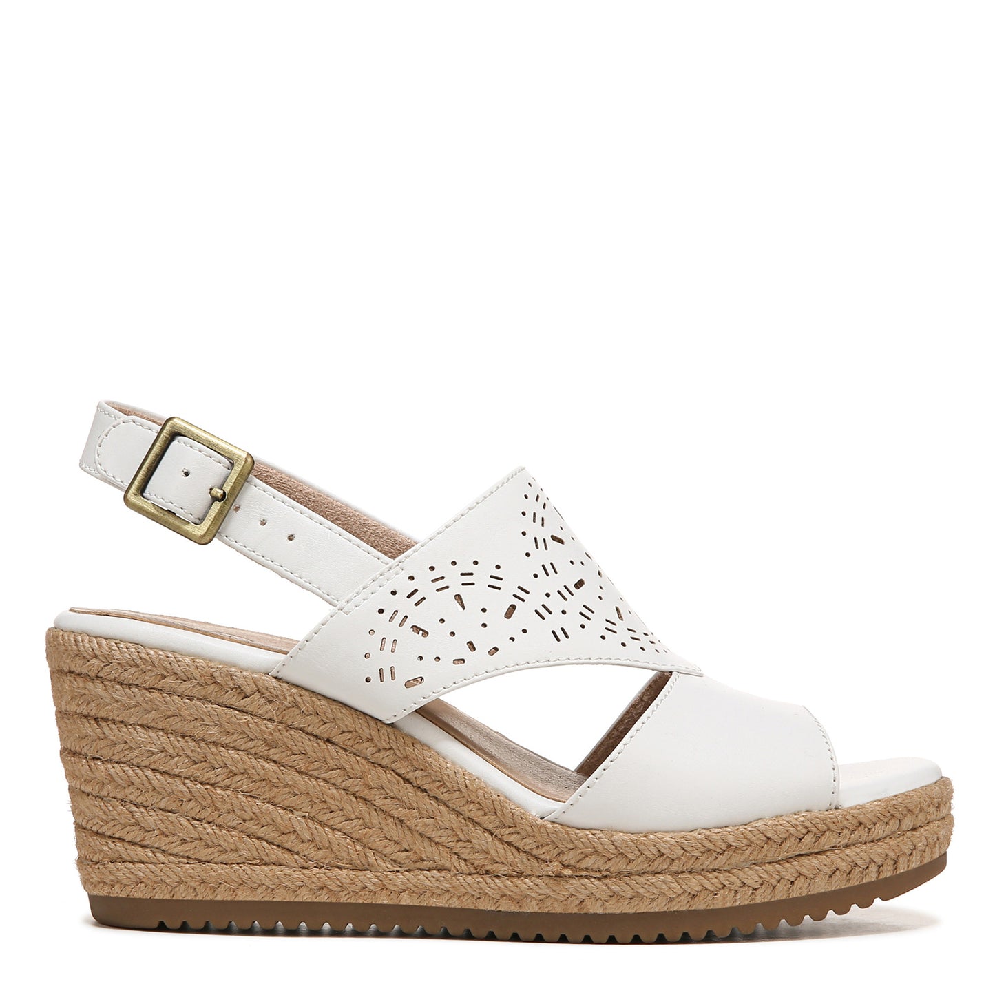 Peltz Shoes Women's SOUL Naturalizer Ocean Sandal WHITE I4570S1100