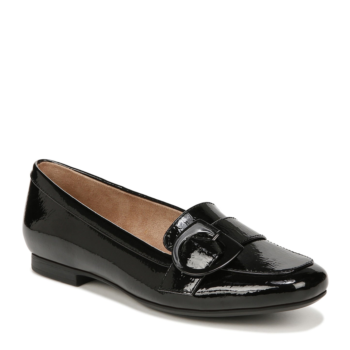 Peltz Shoes Women's Naturalizer Kayden Moc Slip-On BLACK PATENT I4655S3002