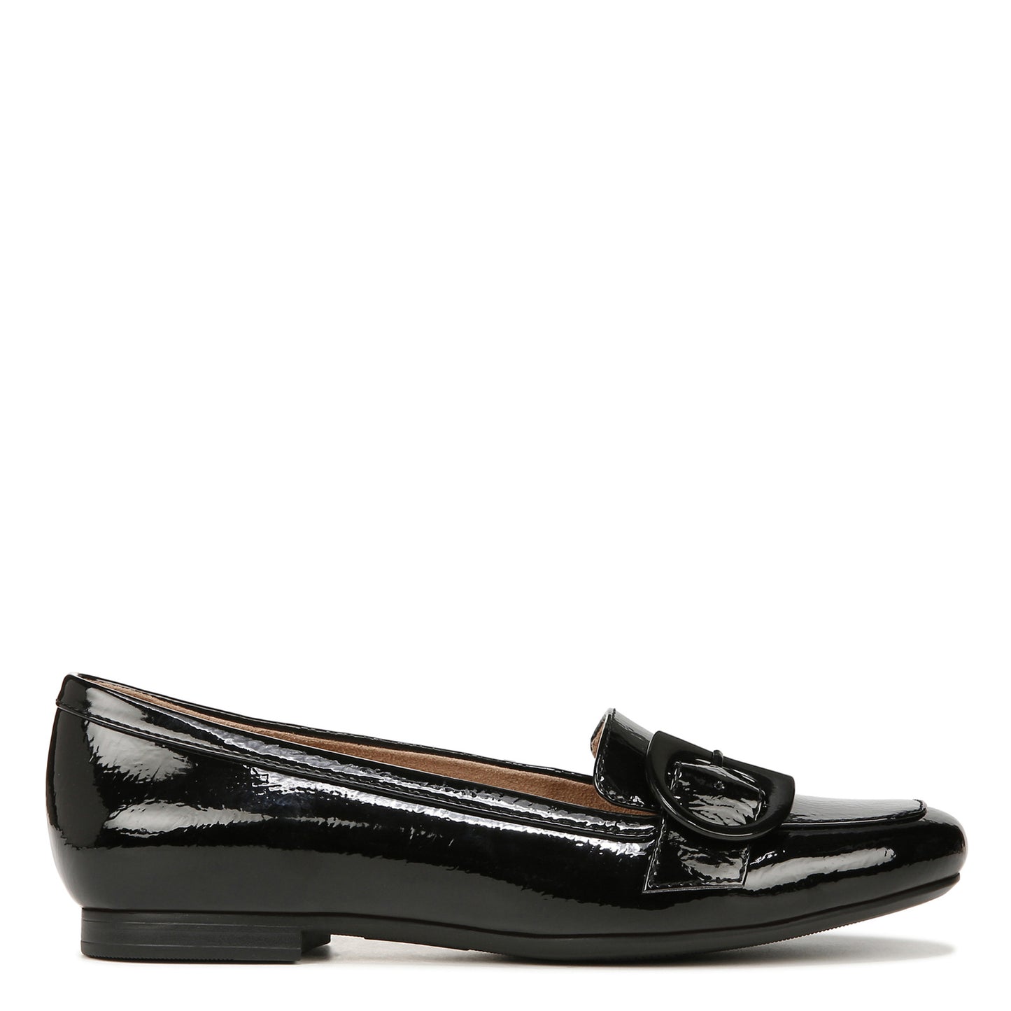 Peltz Shoes Women's Naturalizer Kayden Moc Slip-On BLACK PATENT I4655S3002