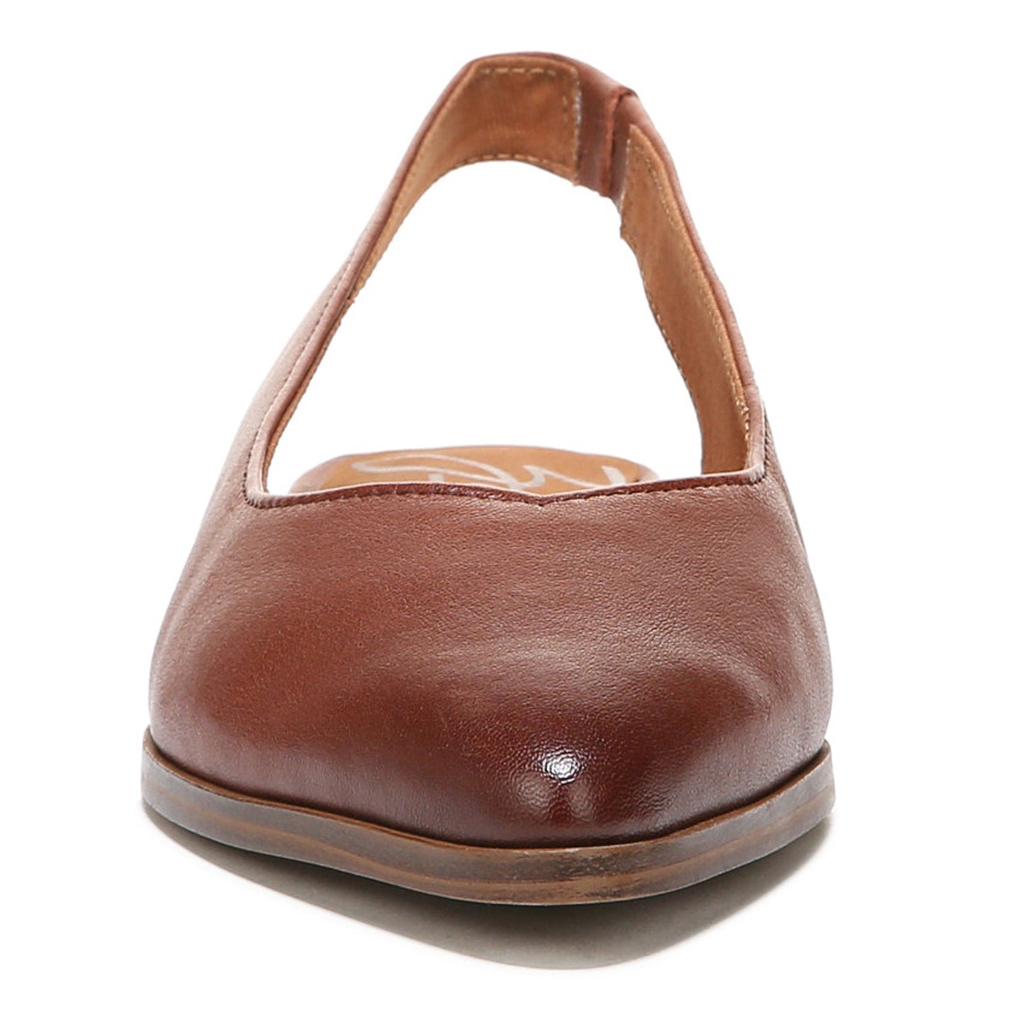 Peltz Shoes Women's Zodiac Helene Flat BROWN LEATHER I4657L1200