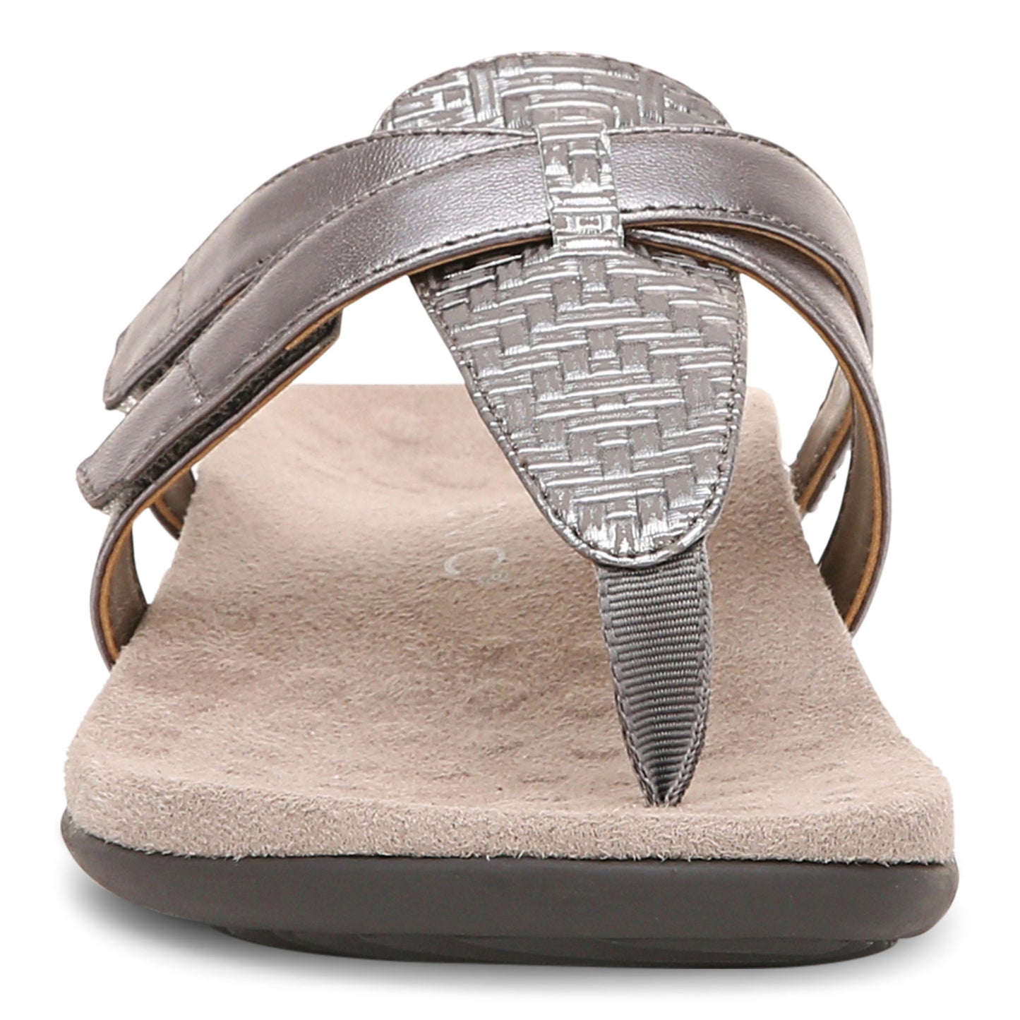 Peltz Shoes Women's Vionic Karley Sandal SILVER I4692L1020