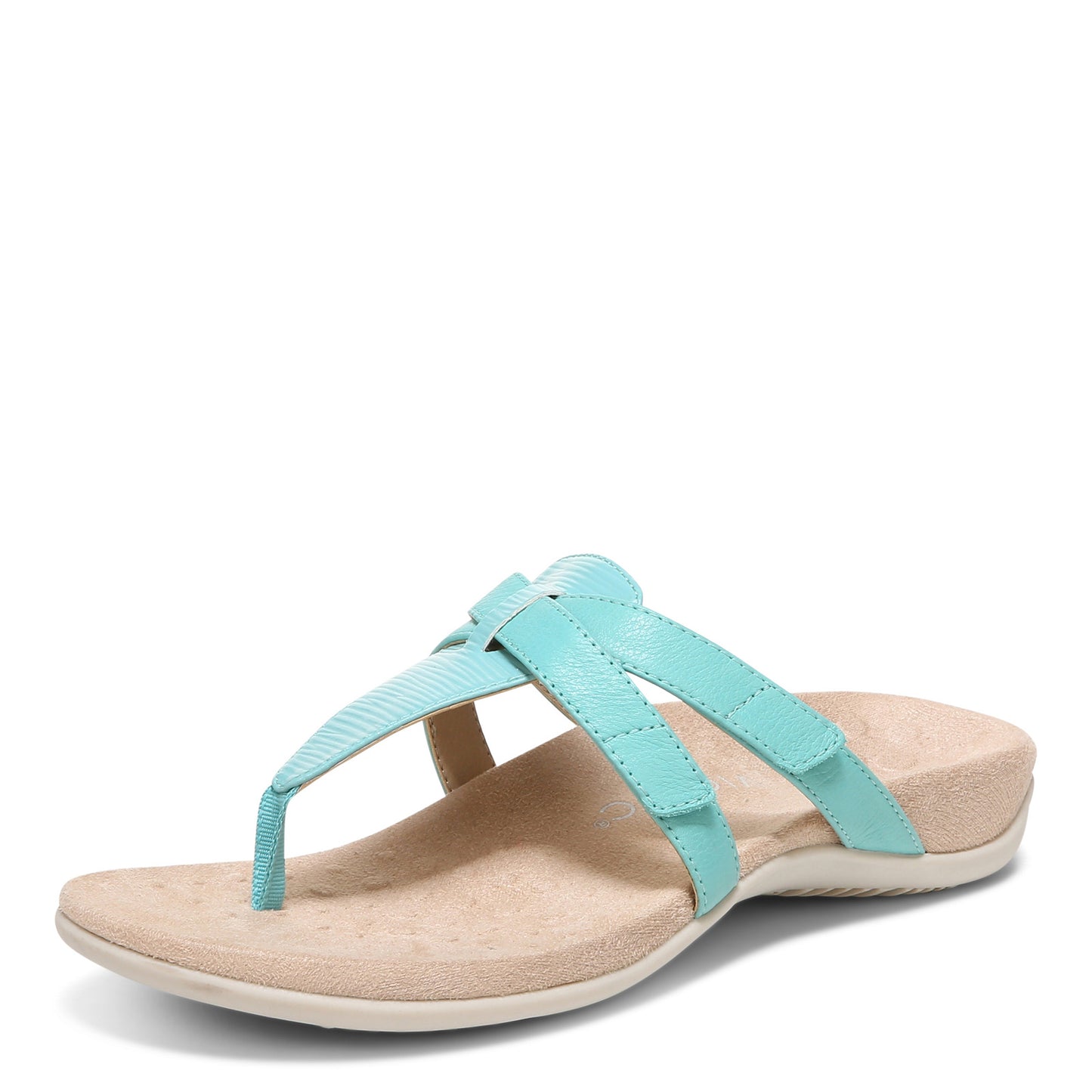 Peltz Shoes Women's Vionic Karley Sandal AQUA I4692M1400