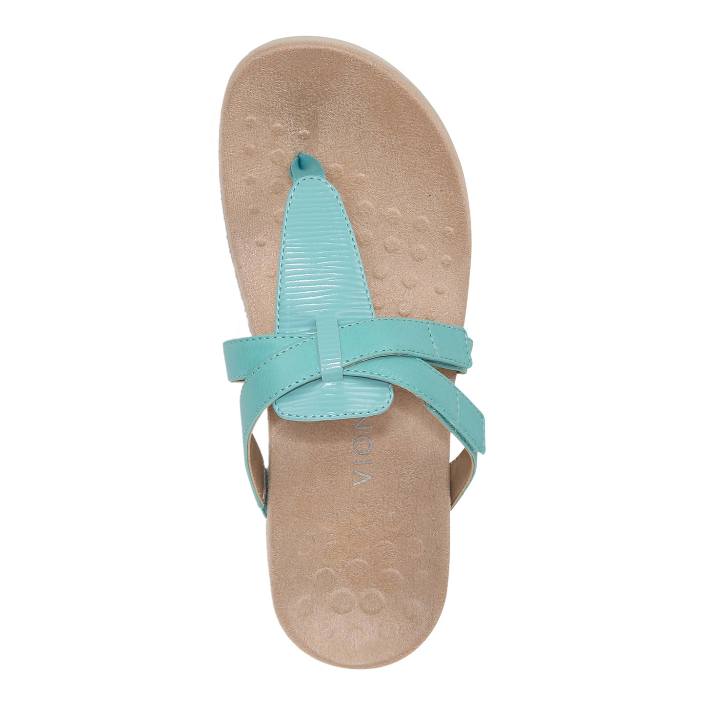 Peltz Shoes Women's Vionic Karley Sandal AQUA I4692M1400