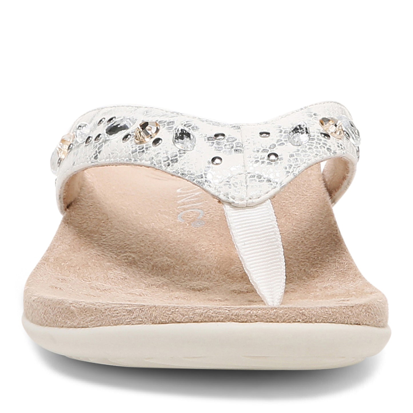 Peltz Shoes Women's Vionic Lucia Sandal WHITE I4695S1100