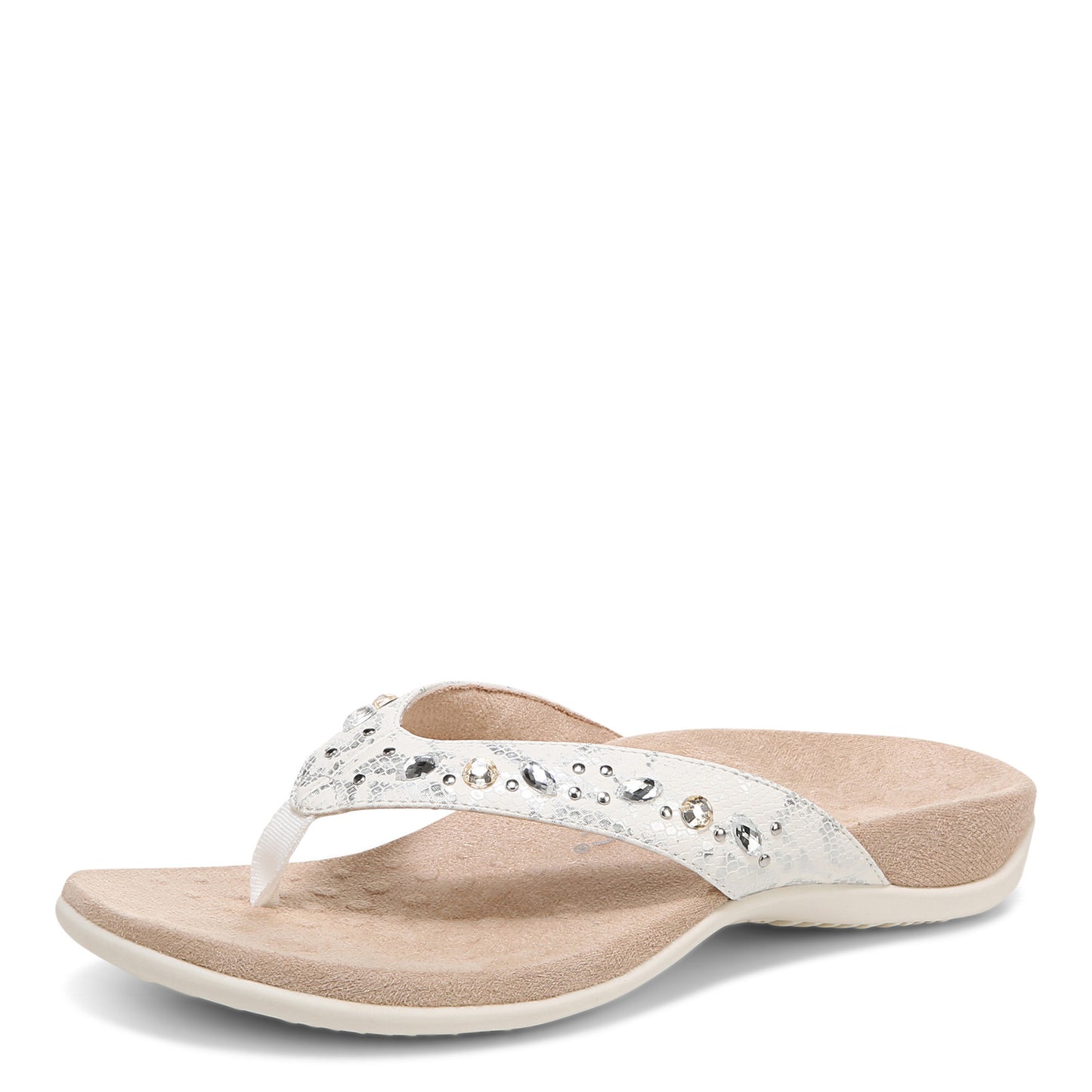 Peltz Shoes Women's Vionic Lucia Sandal WHITE I4695S1100
