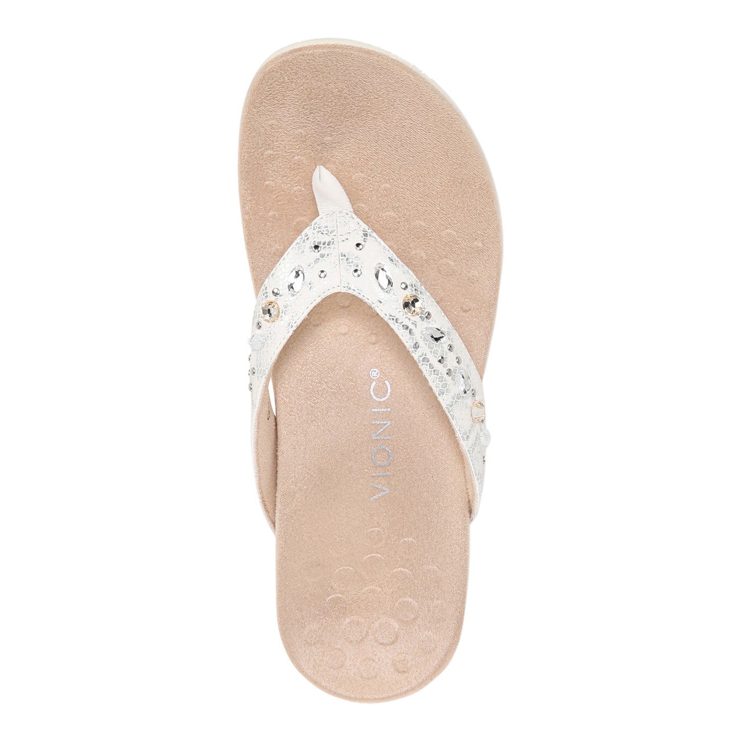 Peltz Shoes Women's Vionic Lucia Sandal WHITE I4695S1100