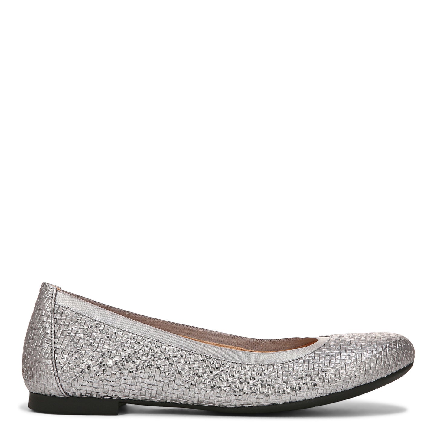 Peltz Shoes Women's Vionic Anita Flat SILVER I4704L2020
