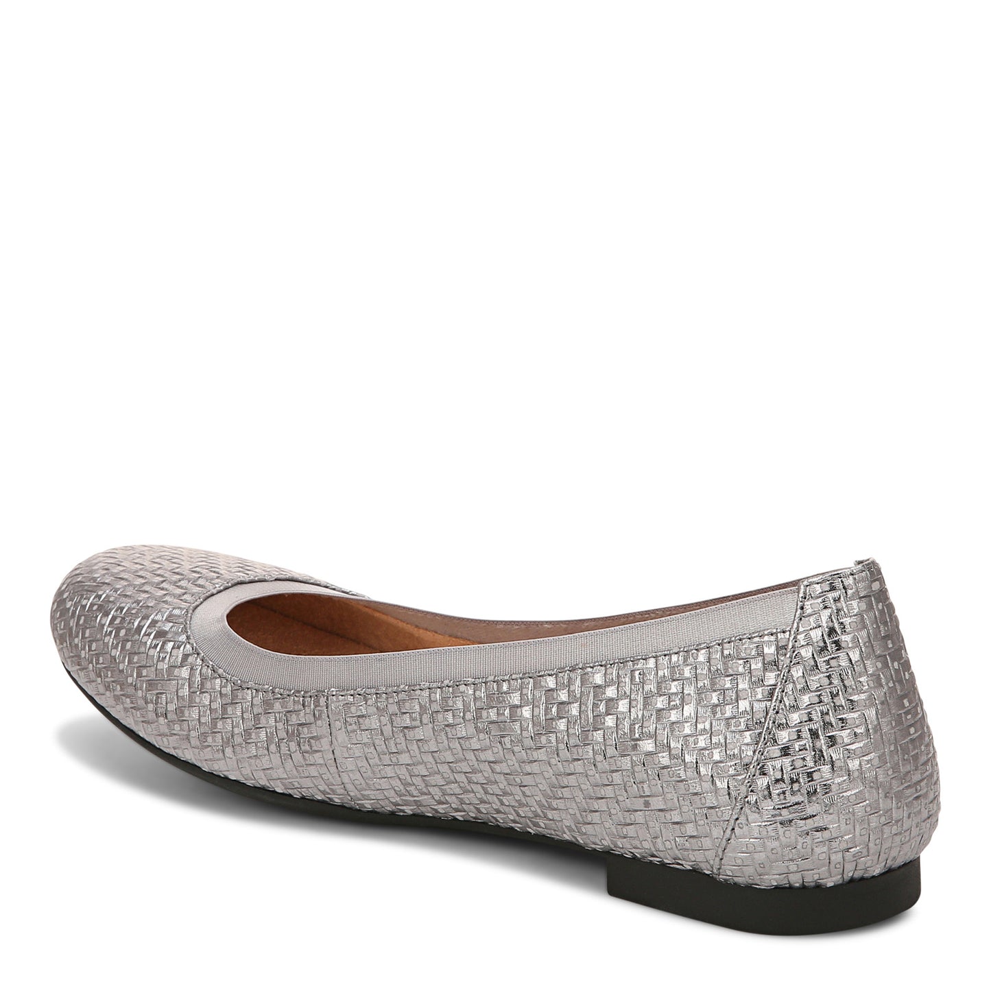 Peltz Shoes Women's Vionic Anita Flat SILVER I4704L2020