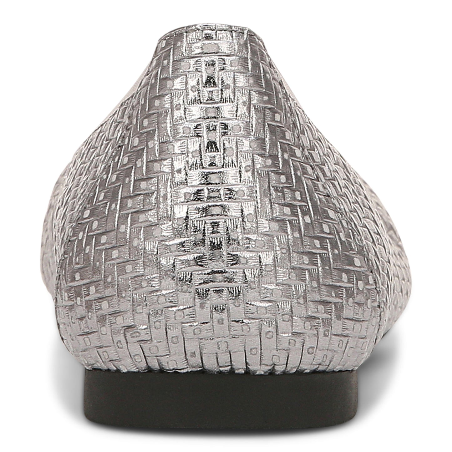 Peltz Shoes Women's Vionic Anita Flat SILVER I4704L2020