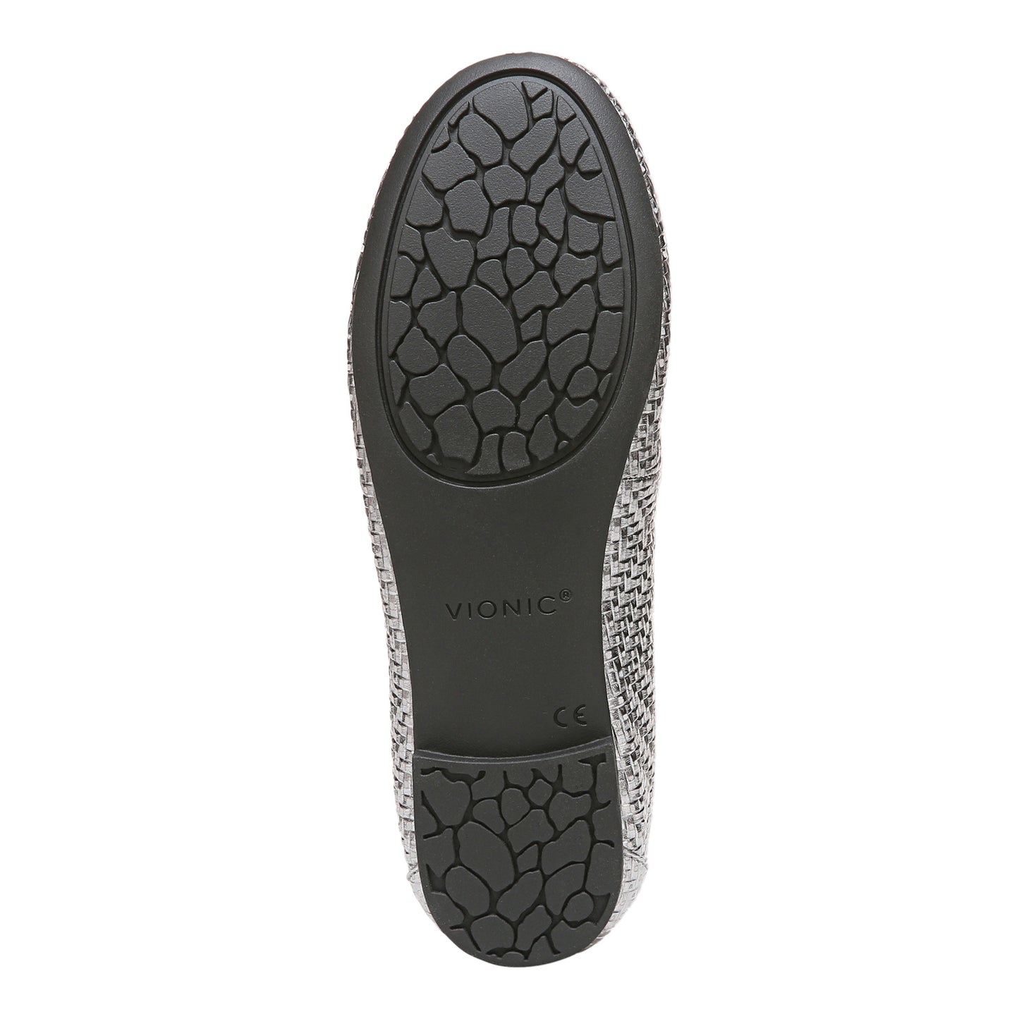 Peltz Shoes Women's Vionic Anita Flat SILVER I4704L2020