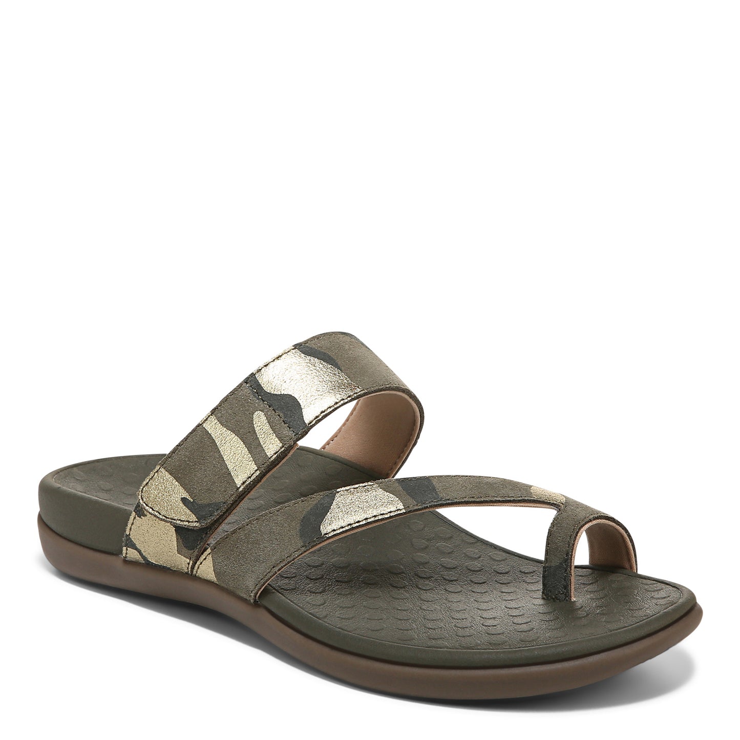 Peltz Shoes Women's Vionic Morgan Sandal GREEN I4730L1300