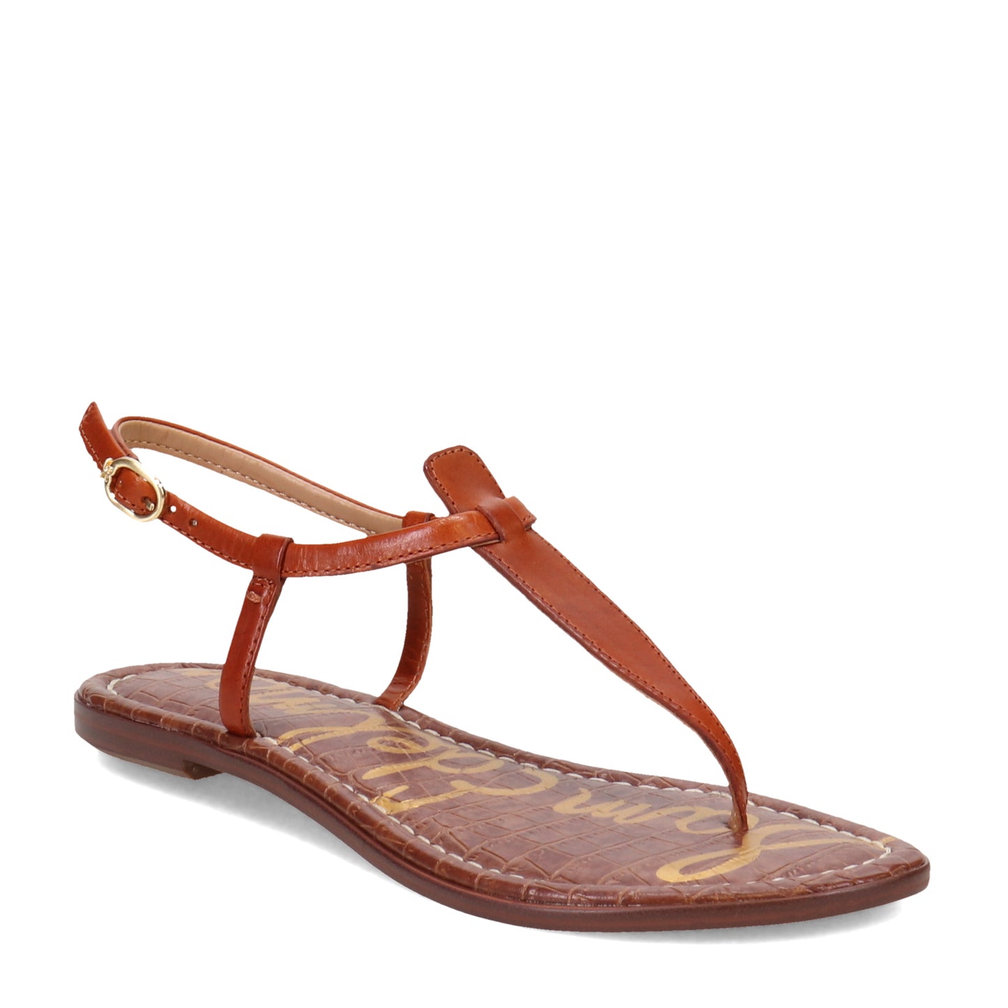 Peltz Shoes Women's Sam Edelman Gigi Sandal BROWN I5237L3201