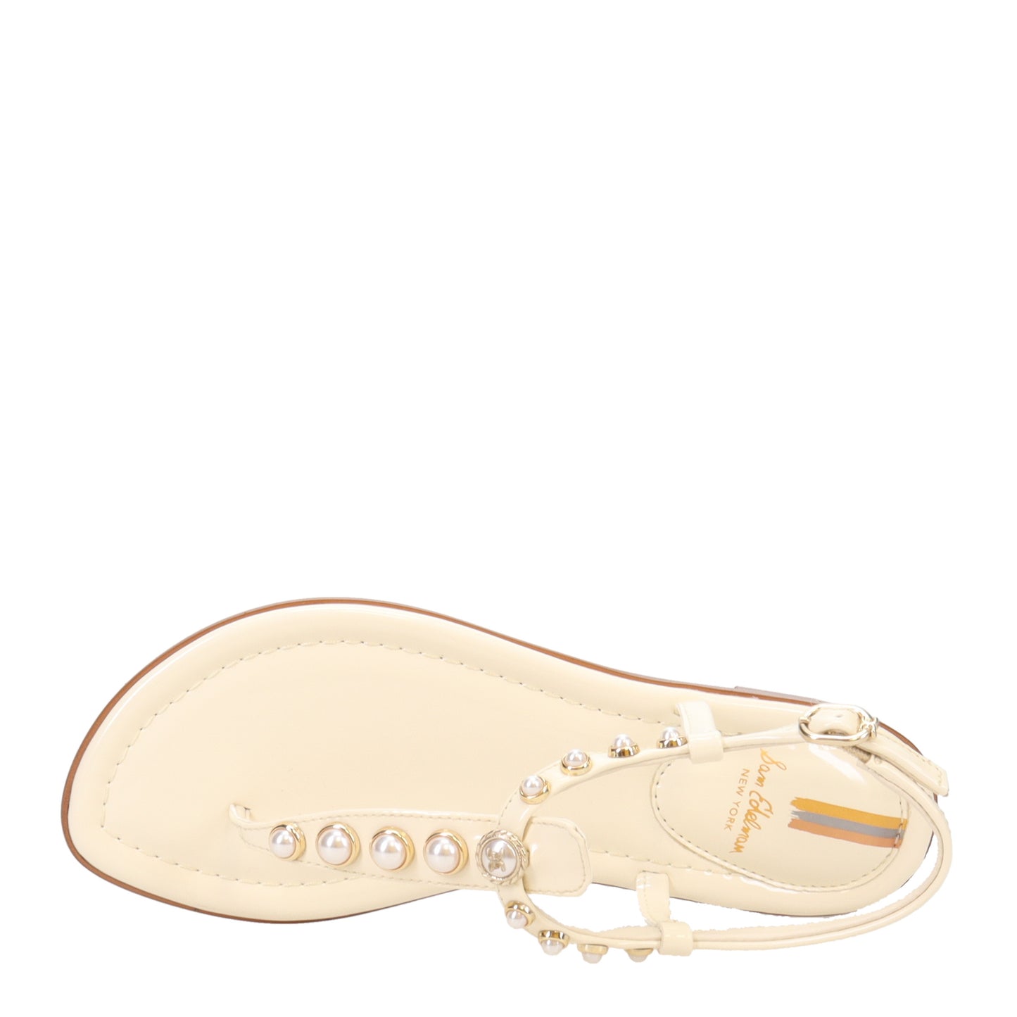Peltz Shoes Women's Sam Edelman Gigi Sandal WHITE I5239S1100
