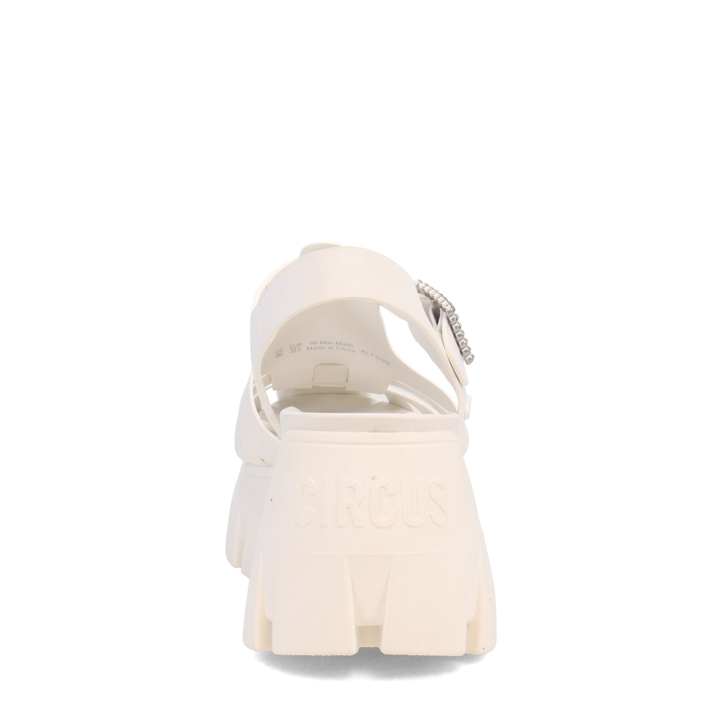 Peltz Shoes Women's Circus NY Alyson Sandal WHITE I5403S1100