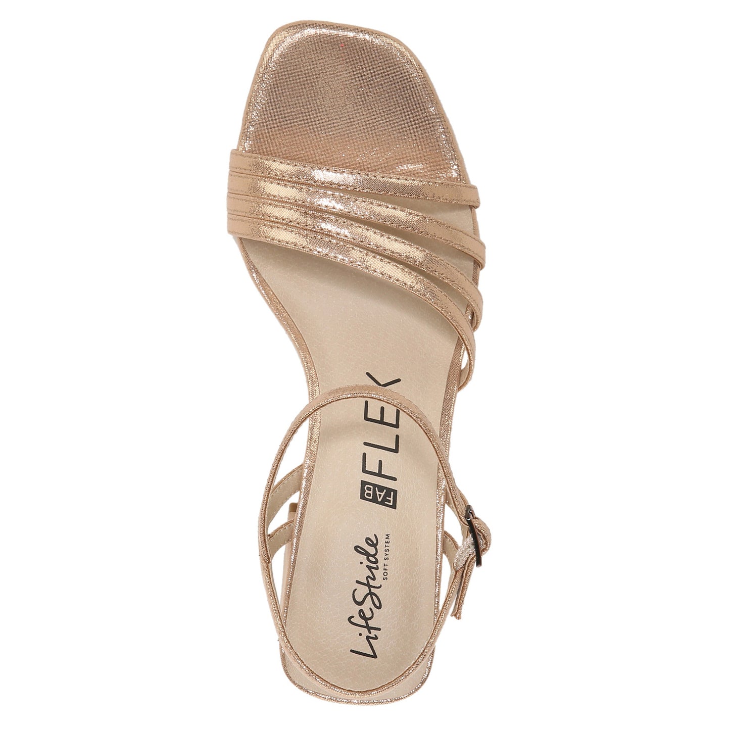 Peltz Shoes Women's LifeStride Celebrate Sandal BRONZE BR I5524F1201