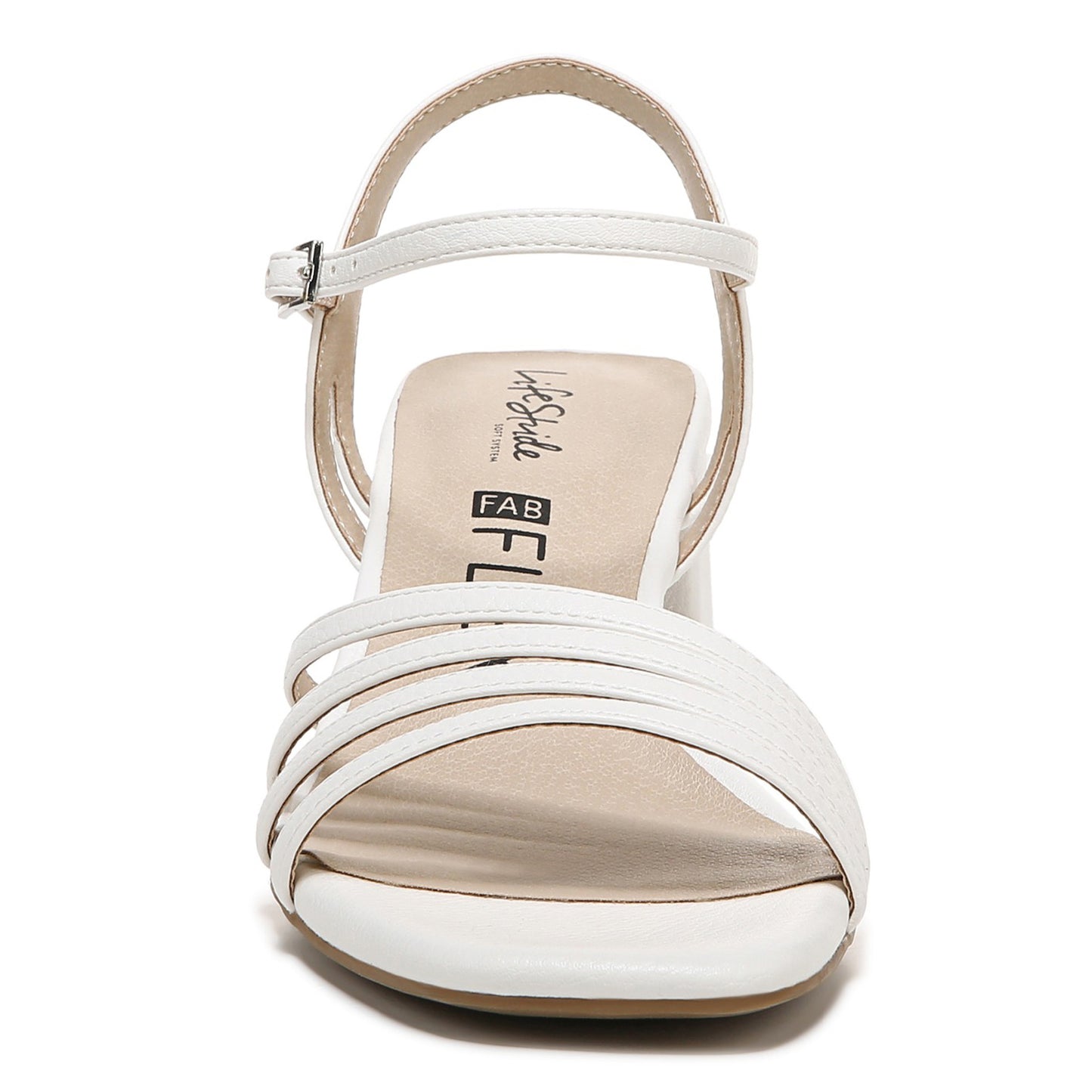 Peltz Shoes Women's LifeStride Celebrate Sandal WHITE I5524S1100