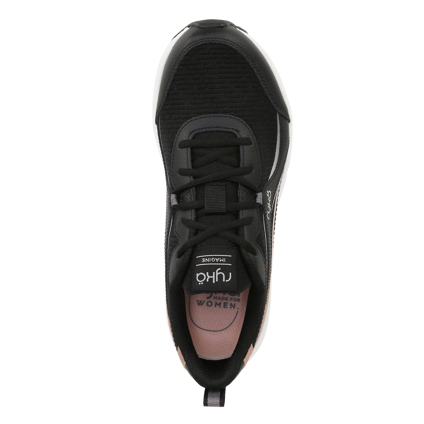 Peltz Shoes Women's Ryka Imagine Walking Shoe Black I5639M2002