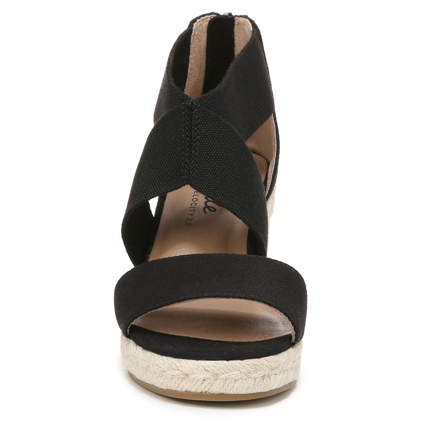 Peltz Shoes Women's LifeStride Thrive Sandal BLACK I5839F1001
