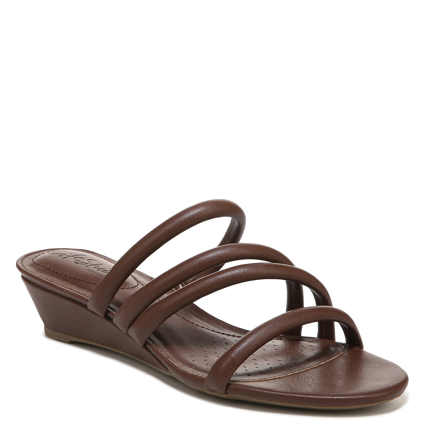 Peltz Shoes Women's LifeStride Yours Truly Sandal TAN I5936S1200