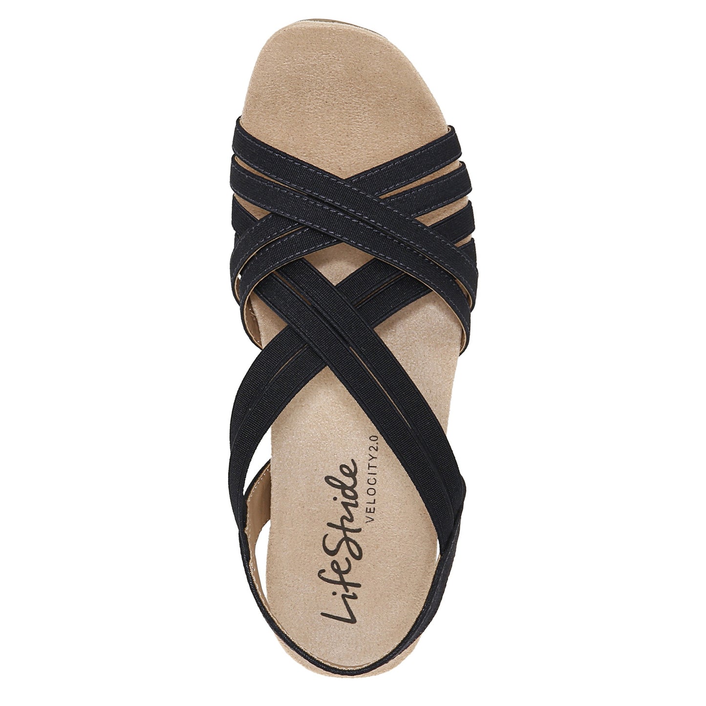 Peltz Shoes Women's LifeStride Stellar Sandal NAVY I5940M3400