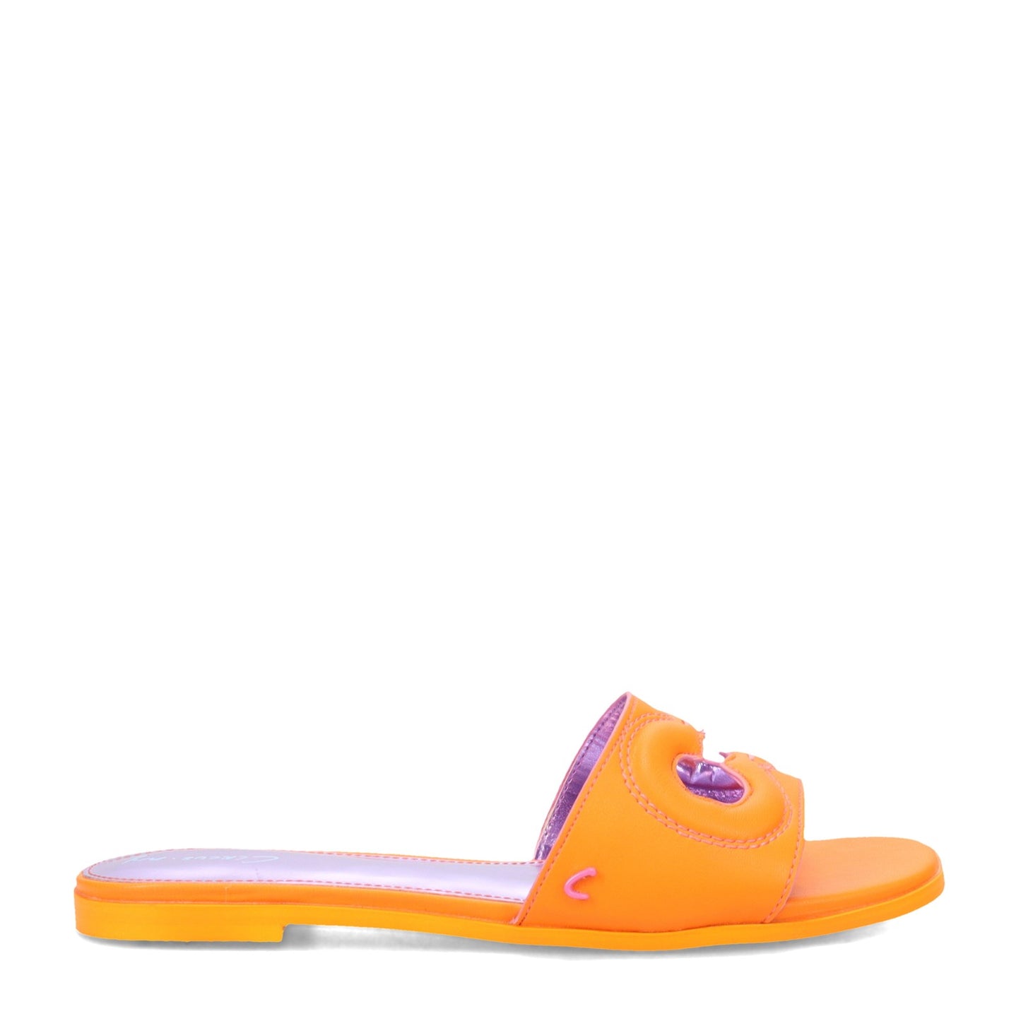 Peltz Shoes Women's Circus NY Maura Sandal ORANGE I6145S3800