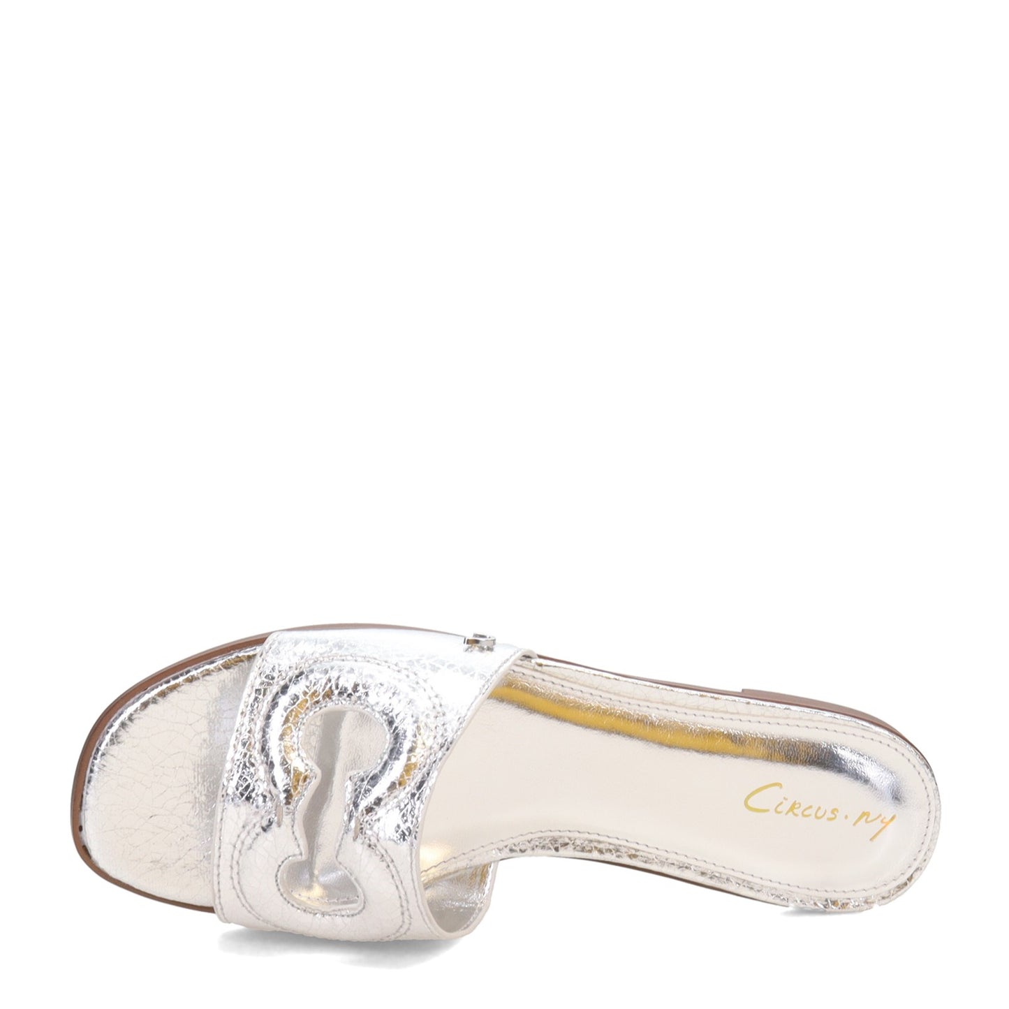 Peltz Shoes Women's Circus NY Maura Sandal SILVER I6145S4900