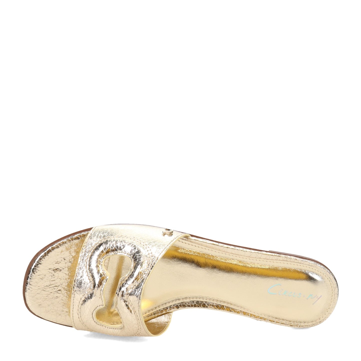 Peltz Shoes Women's Circus NY Maura Sandal GOLD I6145S4901