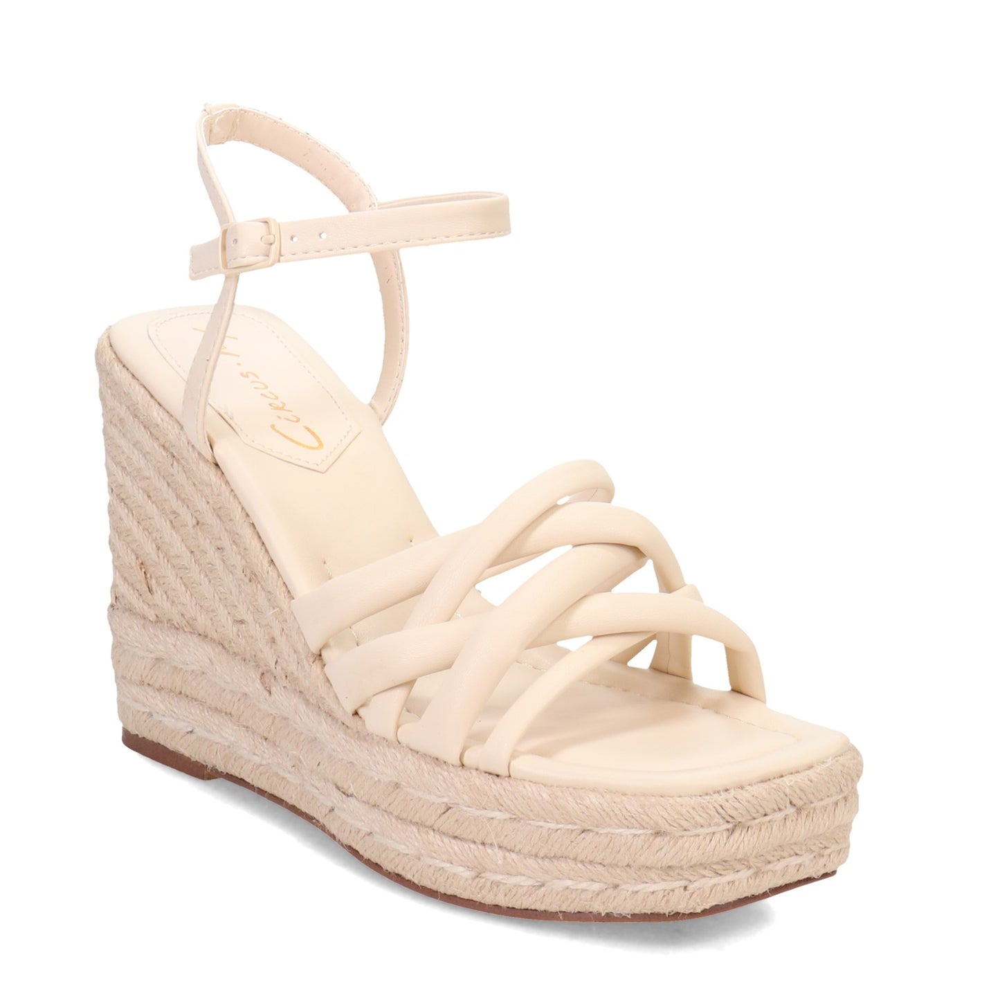Peltz Shoes Women's Circus NY Irene Sandal VANILLA BN I6167S1100