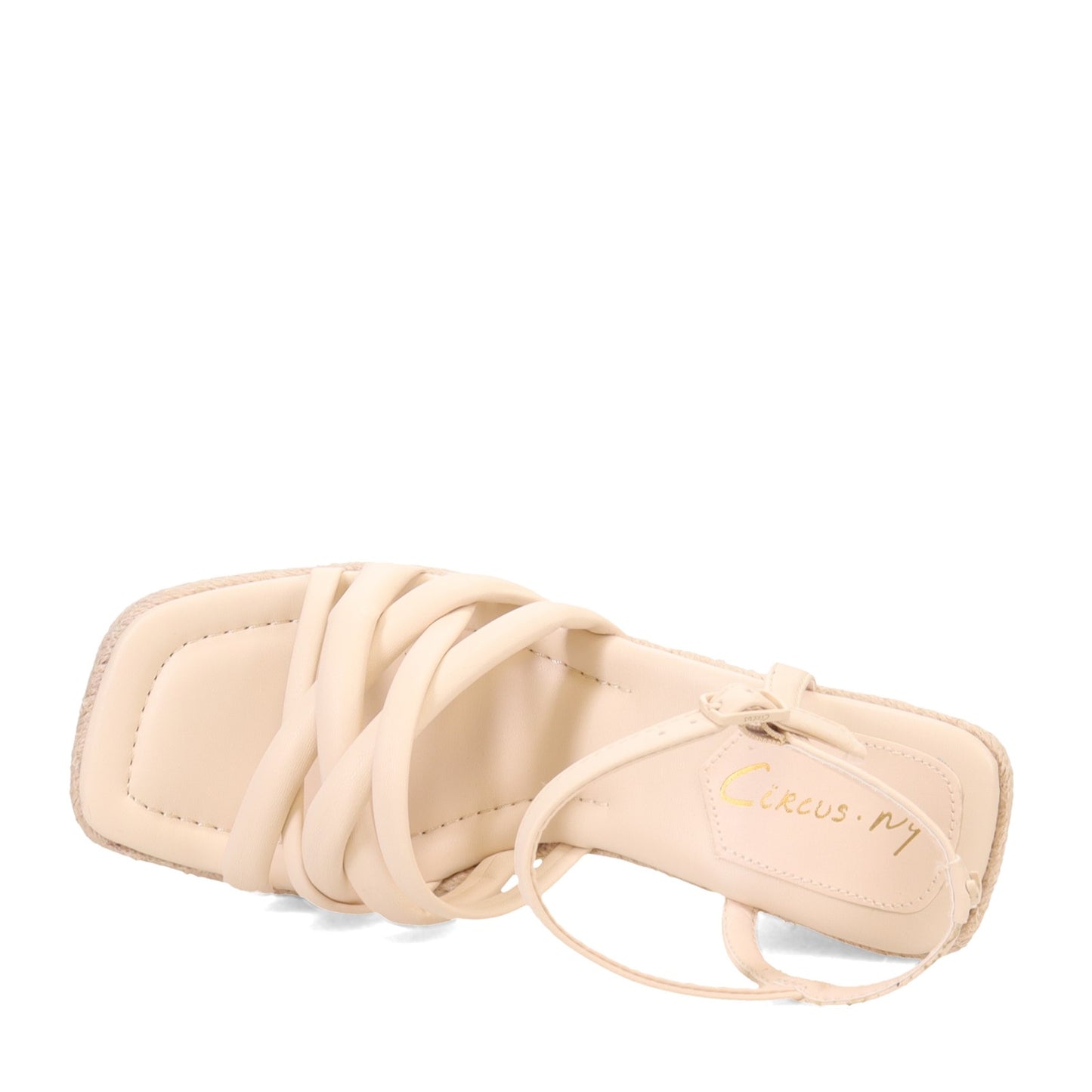 Peltz Shoes Women's Circus NY Irene Sandal VANILLA BN I6167S1100