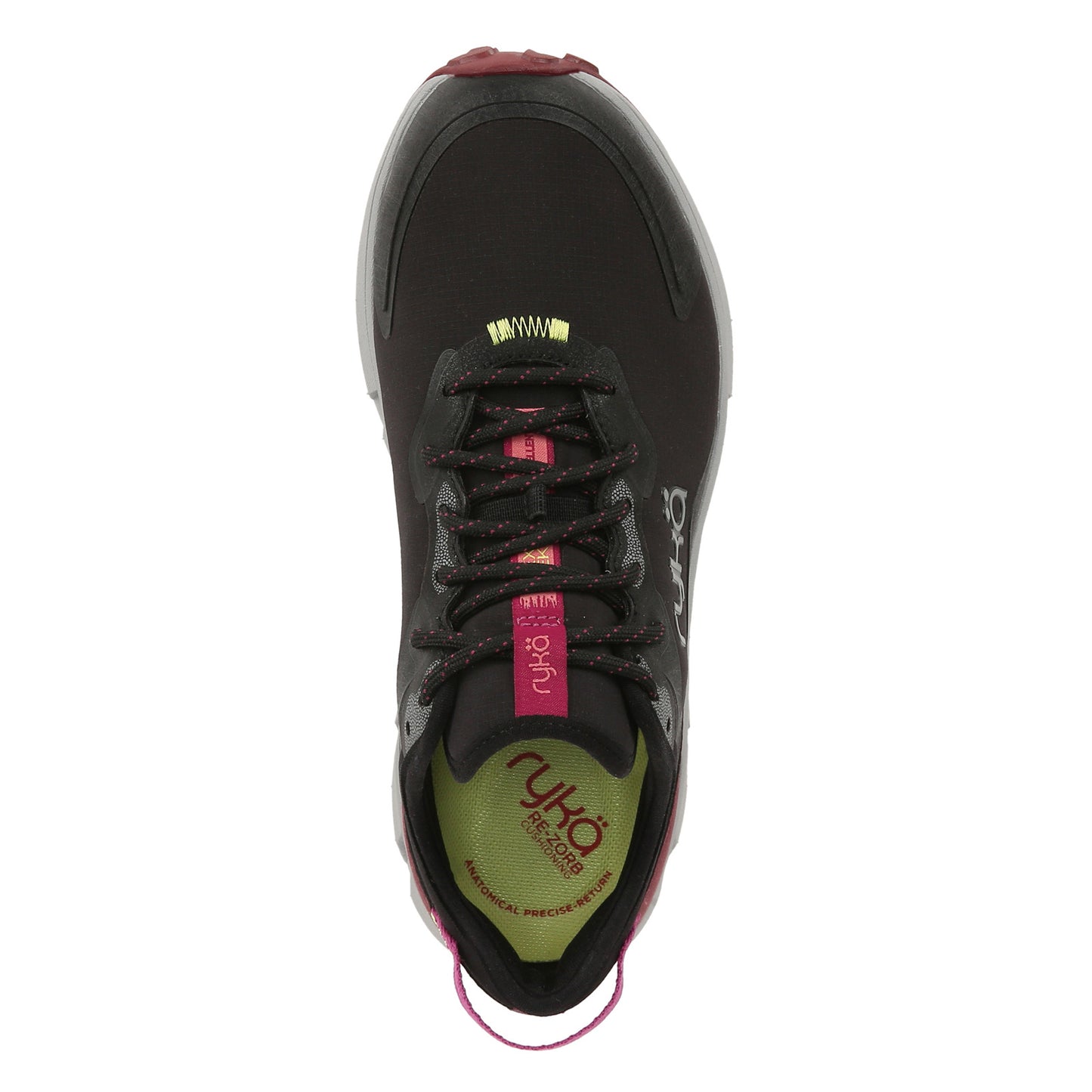 Peltz Shoes Women's Ryka Apex Trek Hiking Shoe BLACK I6374M1001
