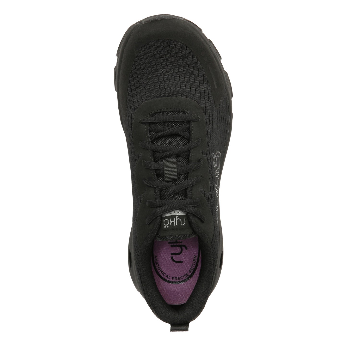 Peltz Shoes Women's Ryka Devotion LS Walking Shoe BLACK I6377F1001