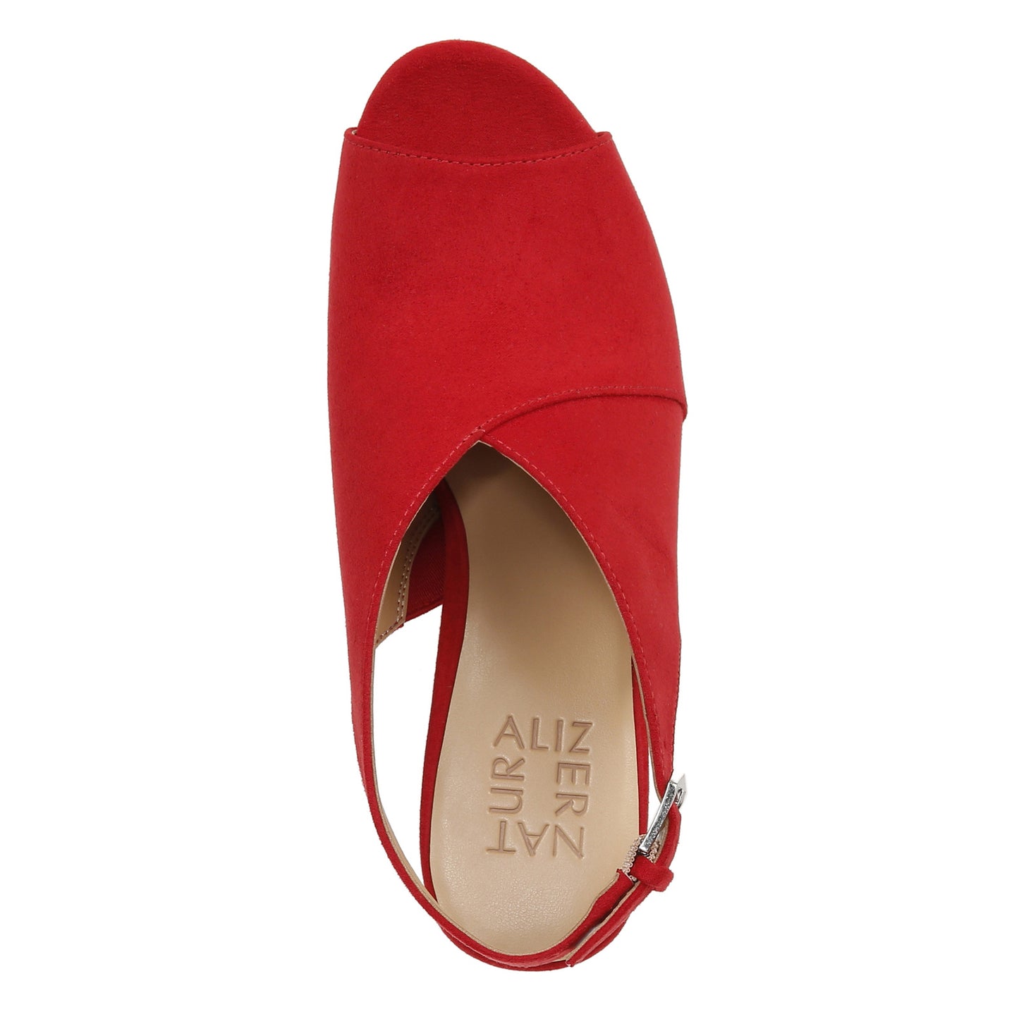 Peltz Shoes Women's Naturalizer Harvel Sandal Crimson Fabric I6508F2600