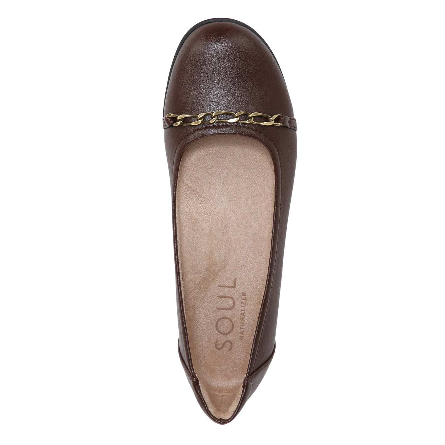 Peltz Shoes Women's SOUL Naturalizer Mystique Flat Coffee I7139S1200