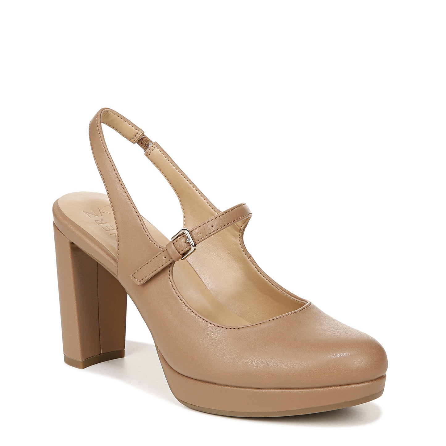 Peltz Shoes Women's Naturalizer Berlin Pump CAFE I7314S3200