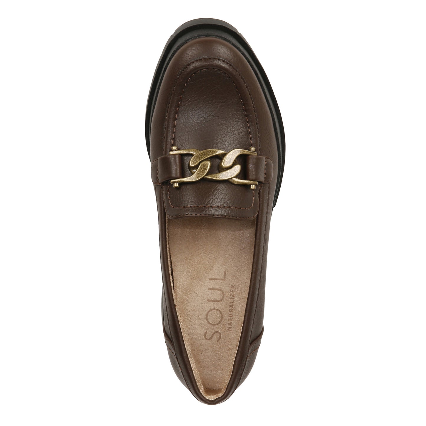 Peltz Shoes Women's SOUL Naturalizer Onyx Loafer Chocolate I7951S1200