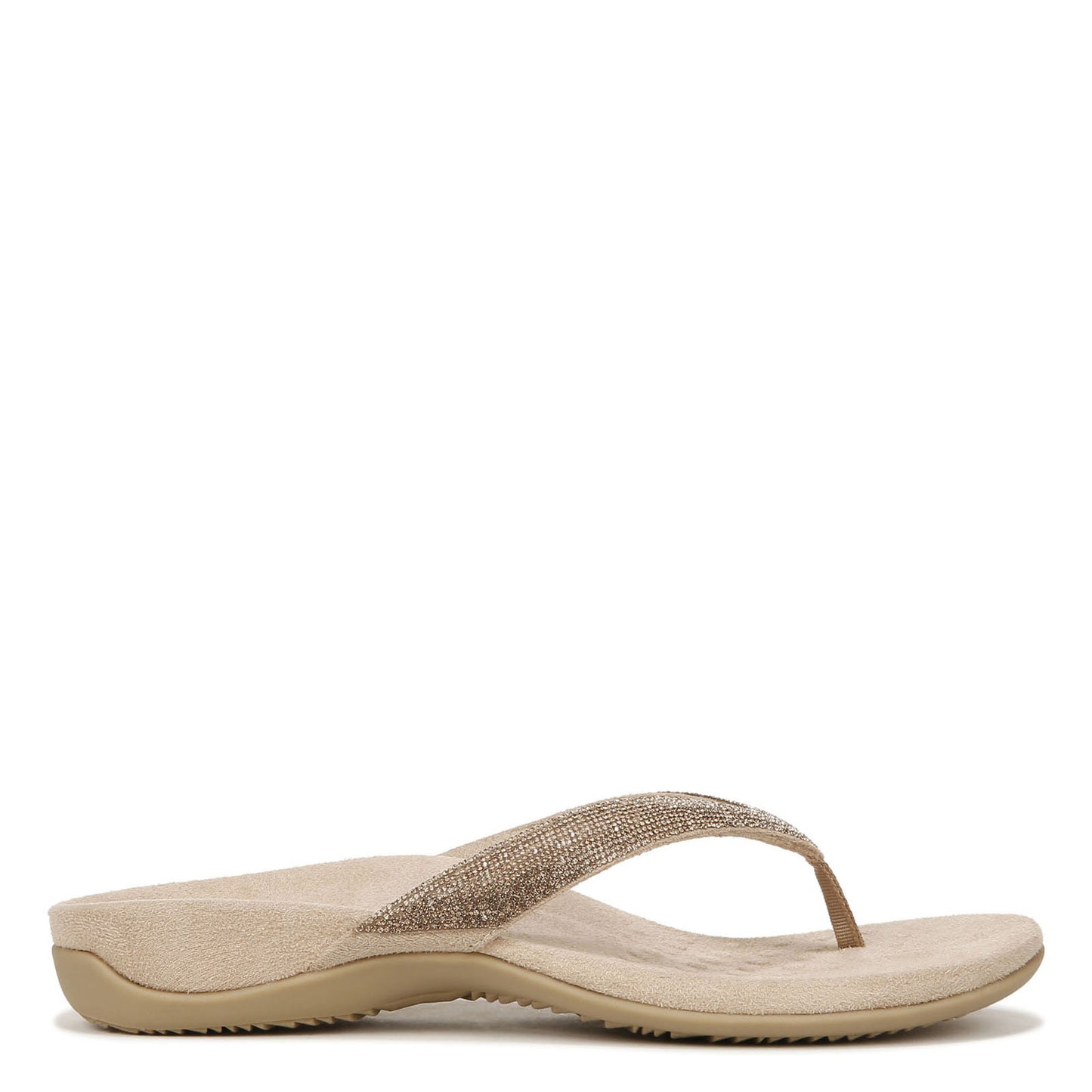 Peltz Shoes Women's Vionic Dillon Shine Sandal Champagne I8006F1250