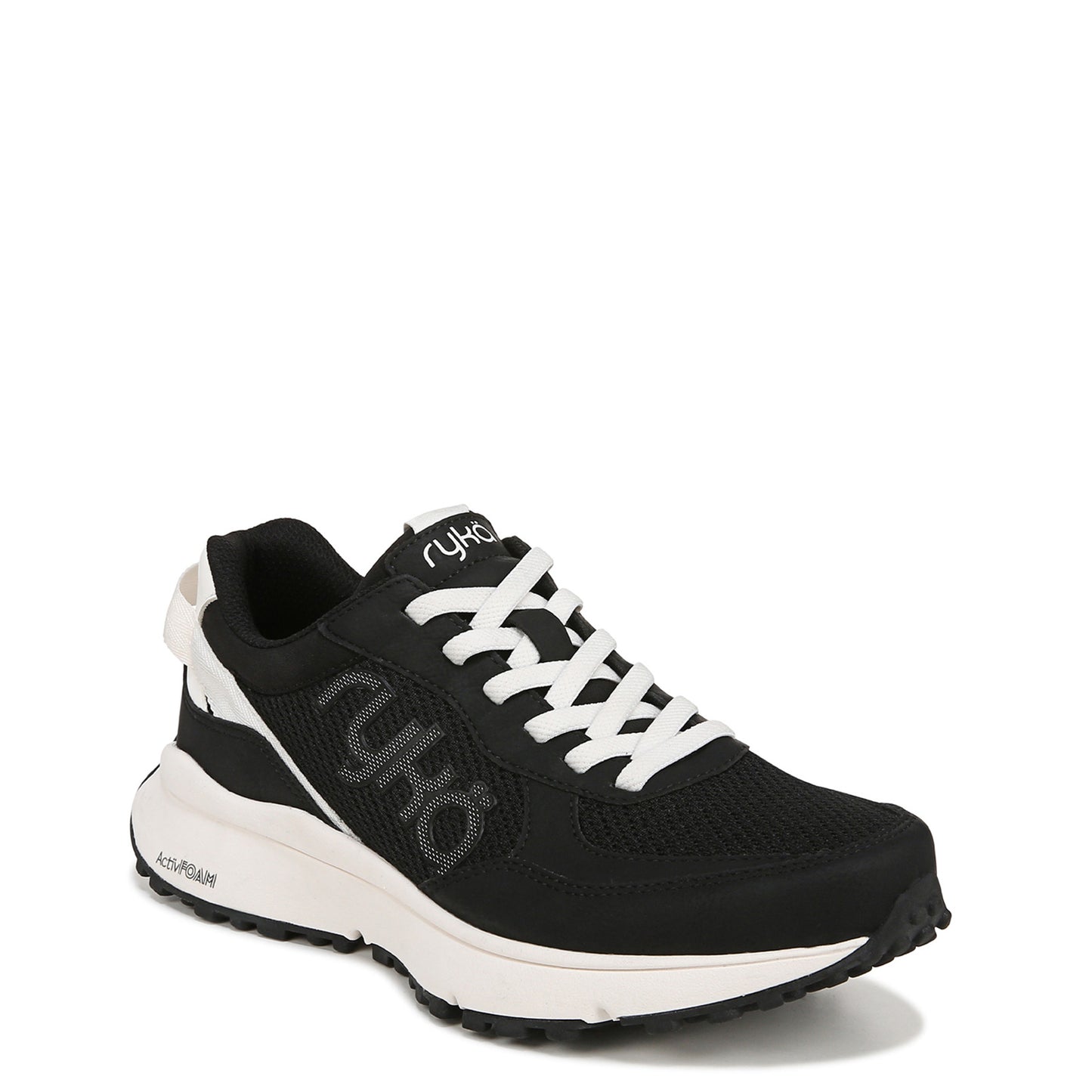 Peltz Shoes Women’s Ryka Jog On Sneaker Black I8358M2004