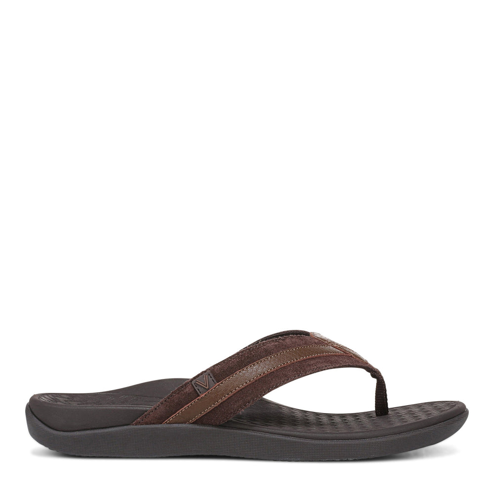 NEW VIONIC men\'s tide ii toe post sandal in chocolate ganache Men main image 3