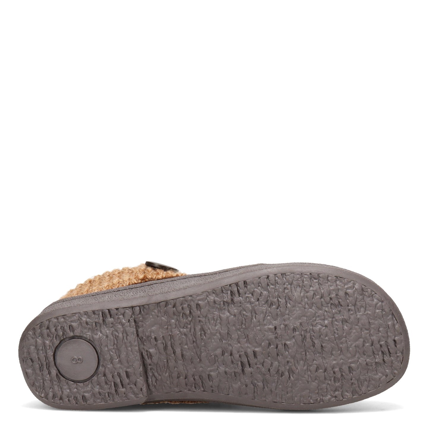 Peltz Shoes Women's Clarks Sweater Collar Slipper MOCHA ICL31459A-MOCHA