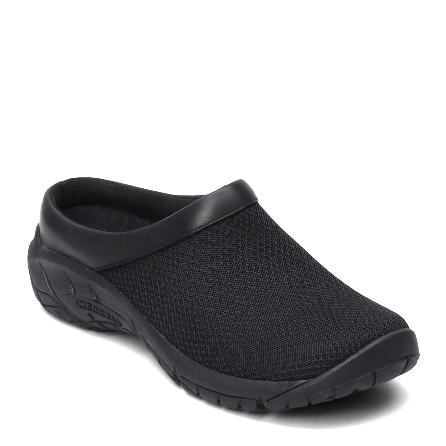 Peltz Shoes Women's Merrell Encore Breeze 4 Clog - Wide Width BLACK J000554W