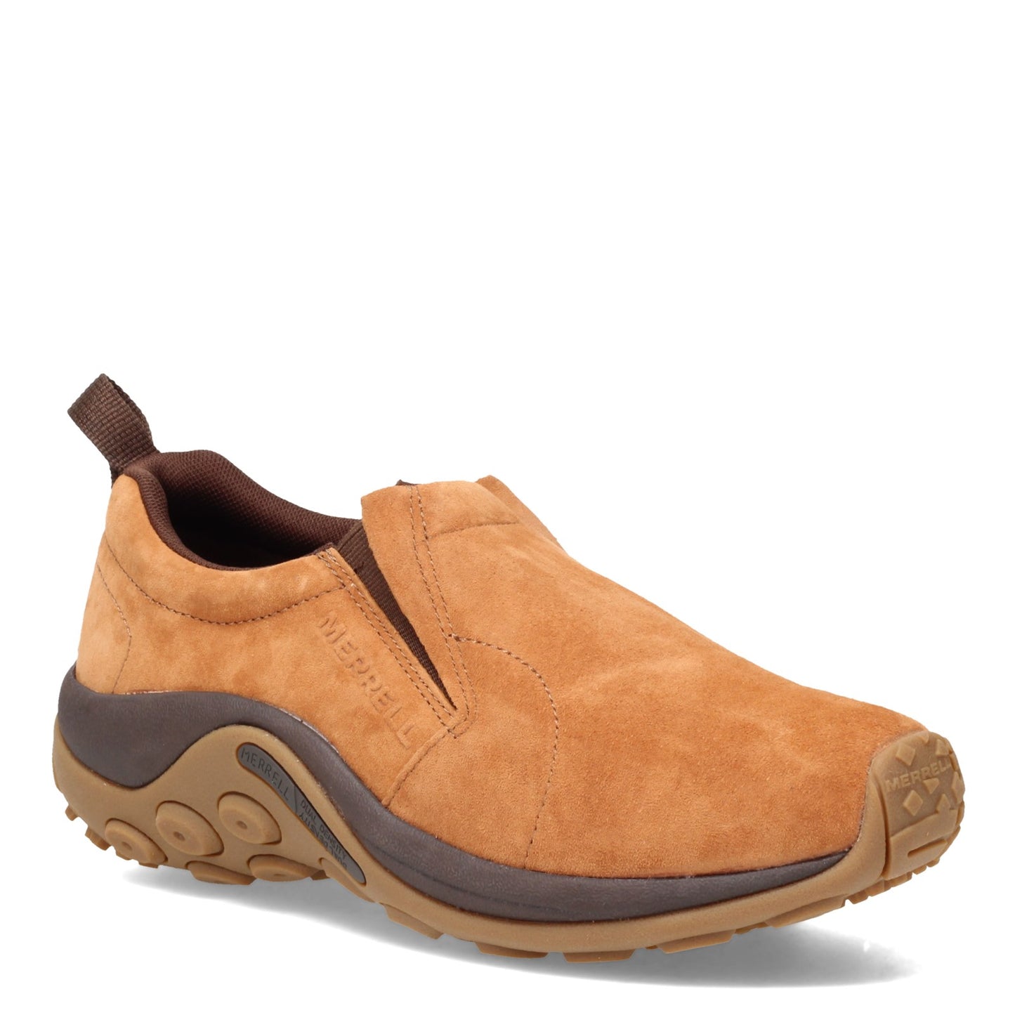Peltz Shoes Men's Merrell Jungle Moc Slip-On OAK J002067