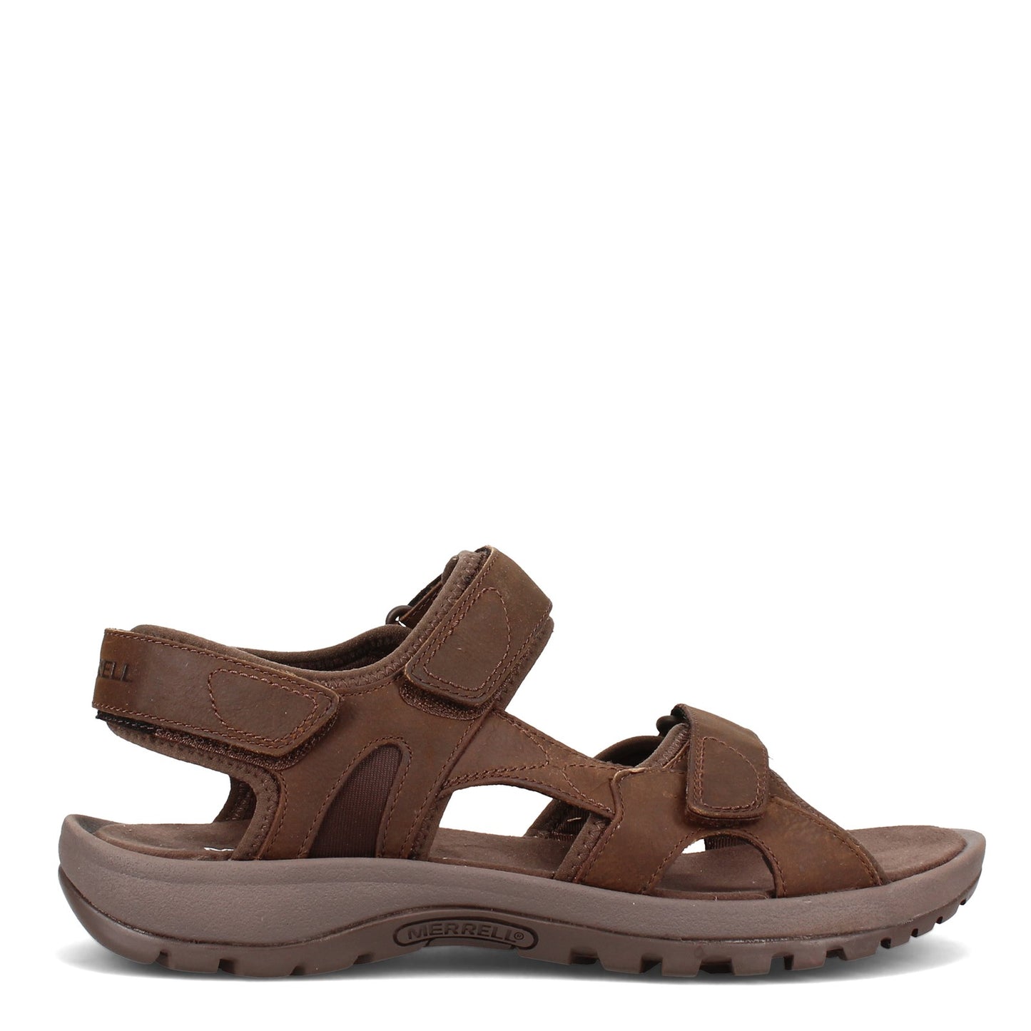 Peltz Shoes Men's Merrell Sandspur Lee Backstrap Sandal EARTH J002711