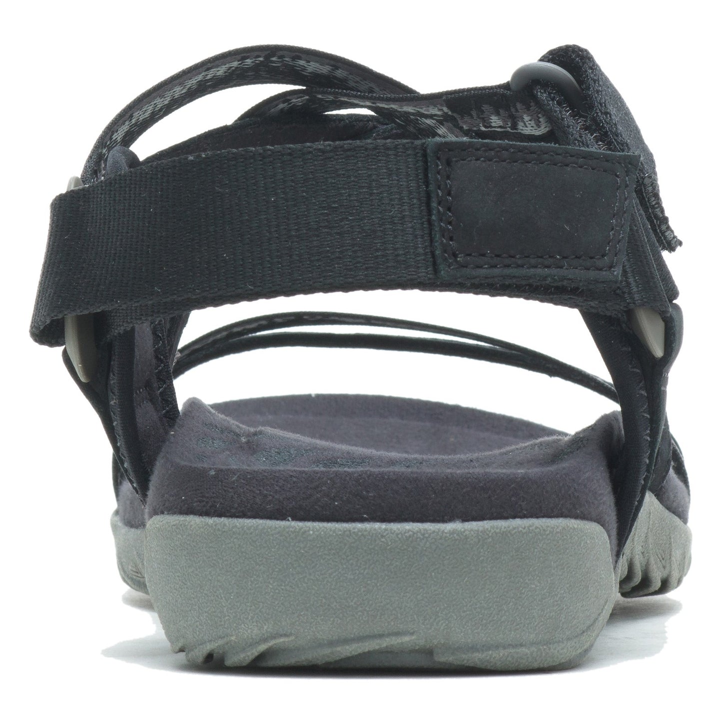 Peltz Shoes Women's Merrell Terran Cush 3 Lattice Sandal BLACK J002712