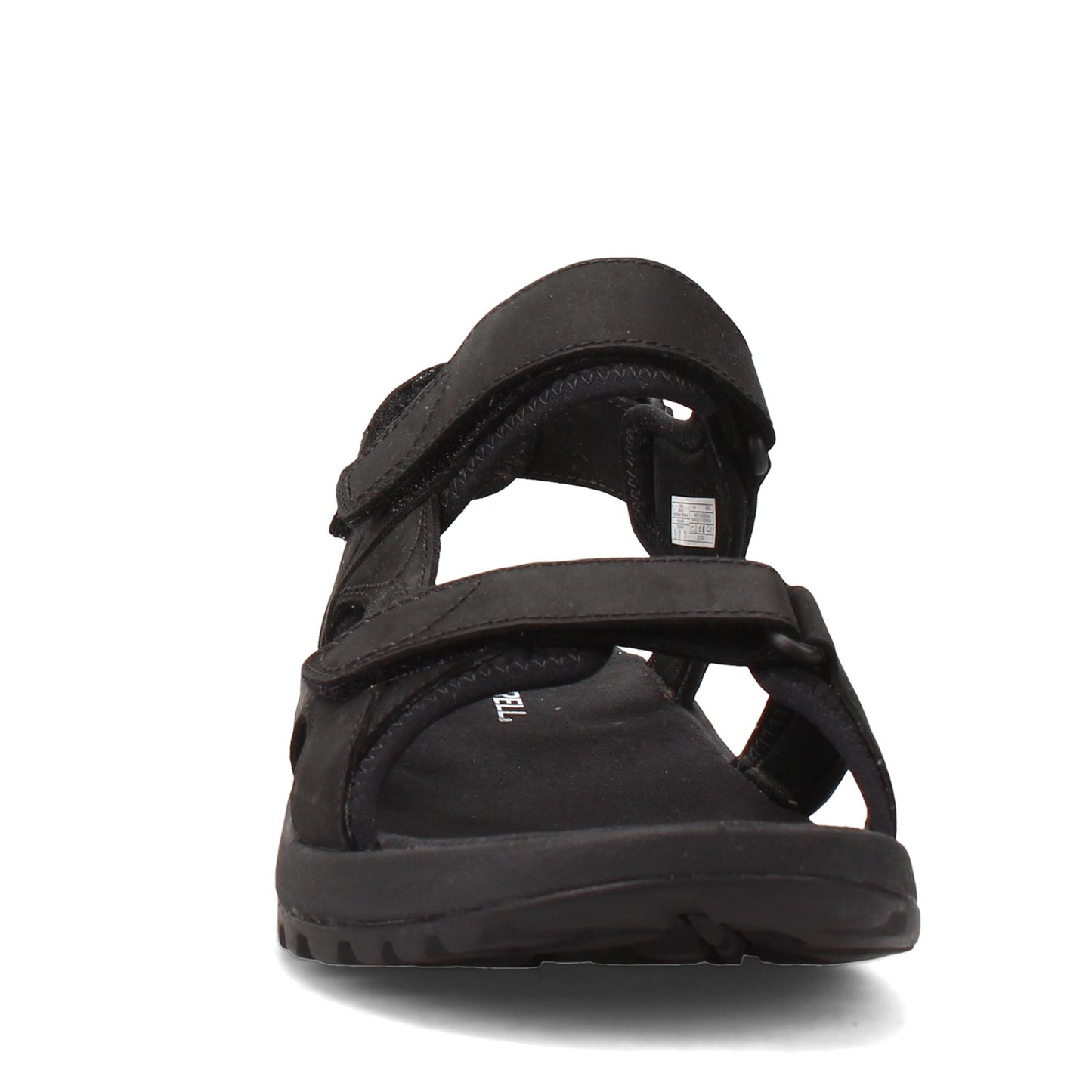 Peltz Shoes Men's Merrell Sandspur Lee Backstrap Sandal SOLID BLACK J002715