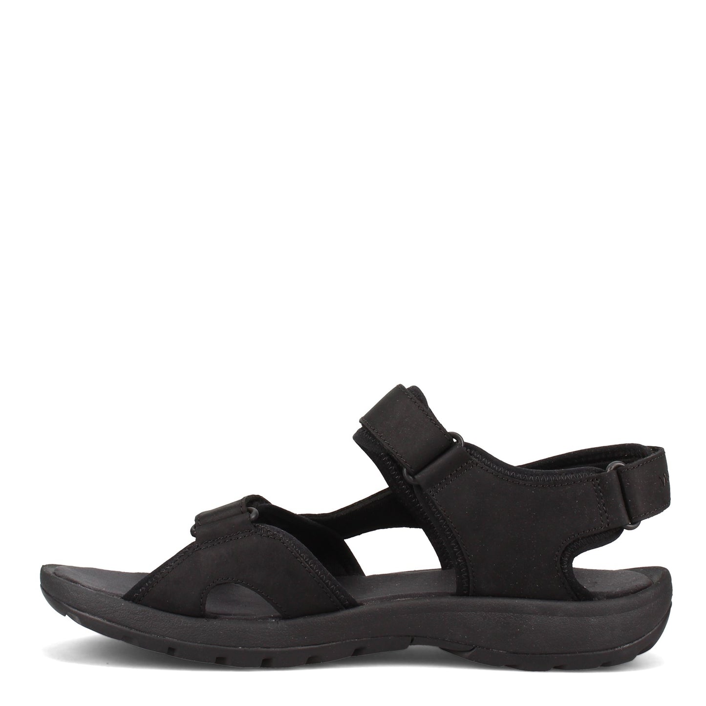 Peltz Shoes Men's Merrell Sandspur Lee Backstrap Sandal SOLID BLACK J002715