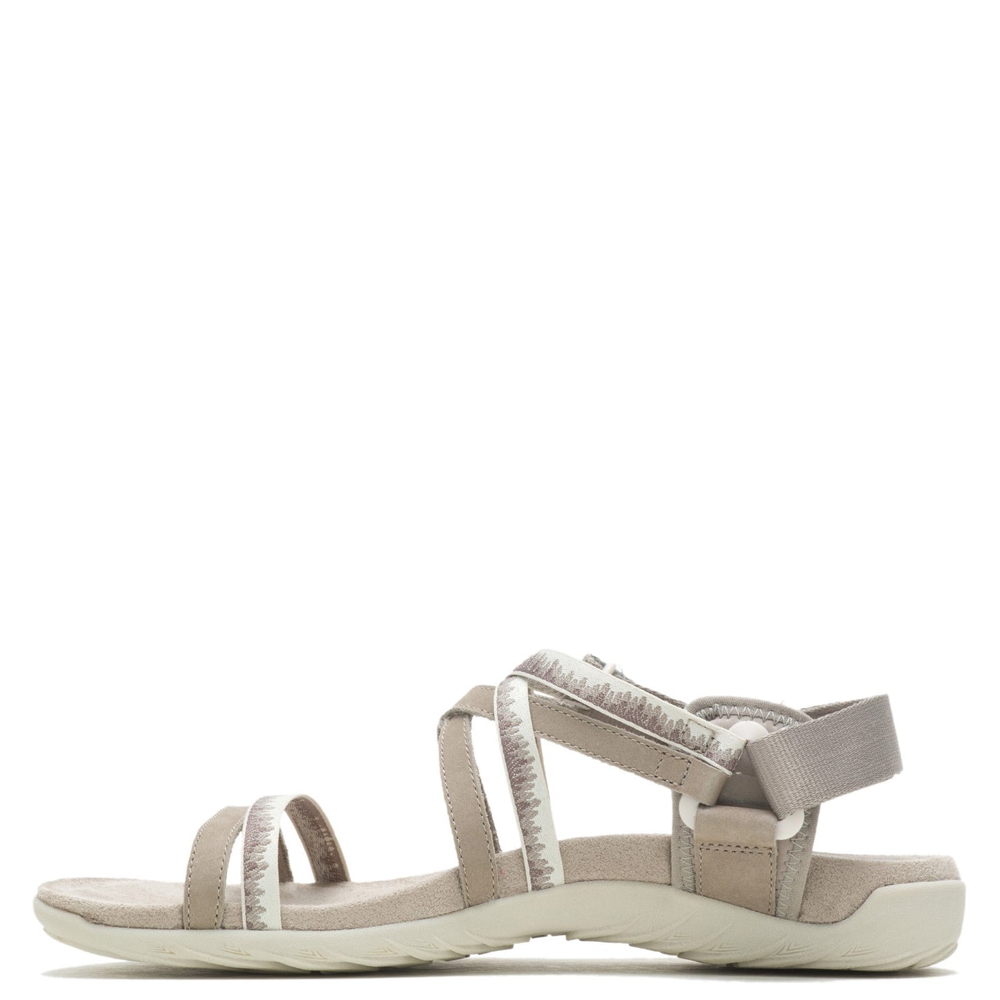 Peltz Shoes Women's Merrell Terran Cush 3 Lattice Sandal MOONBEAM J002716